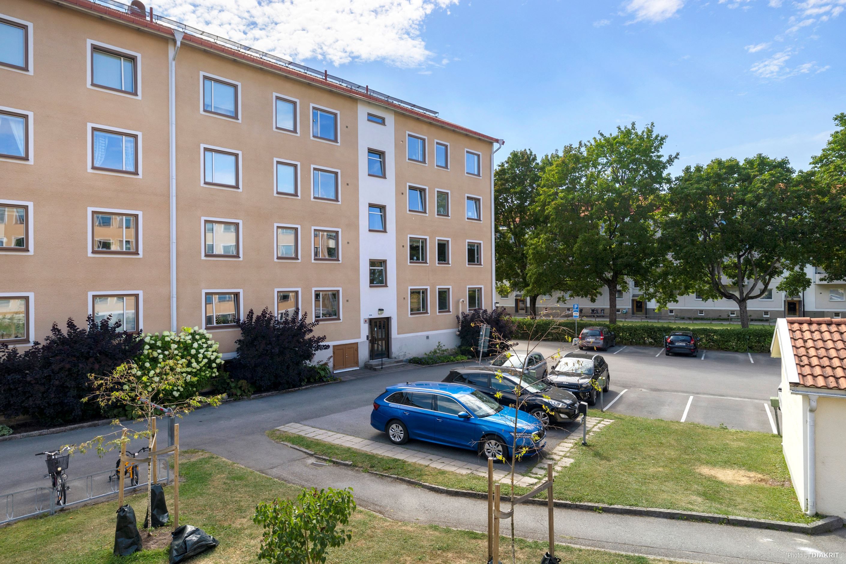 Fasad från gården