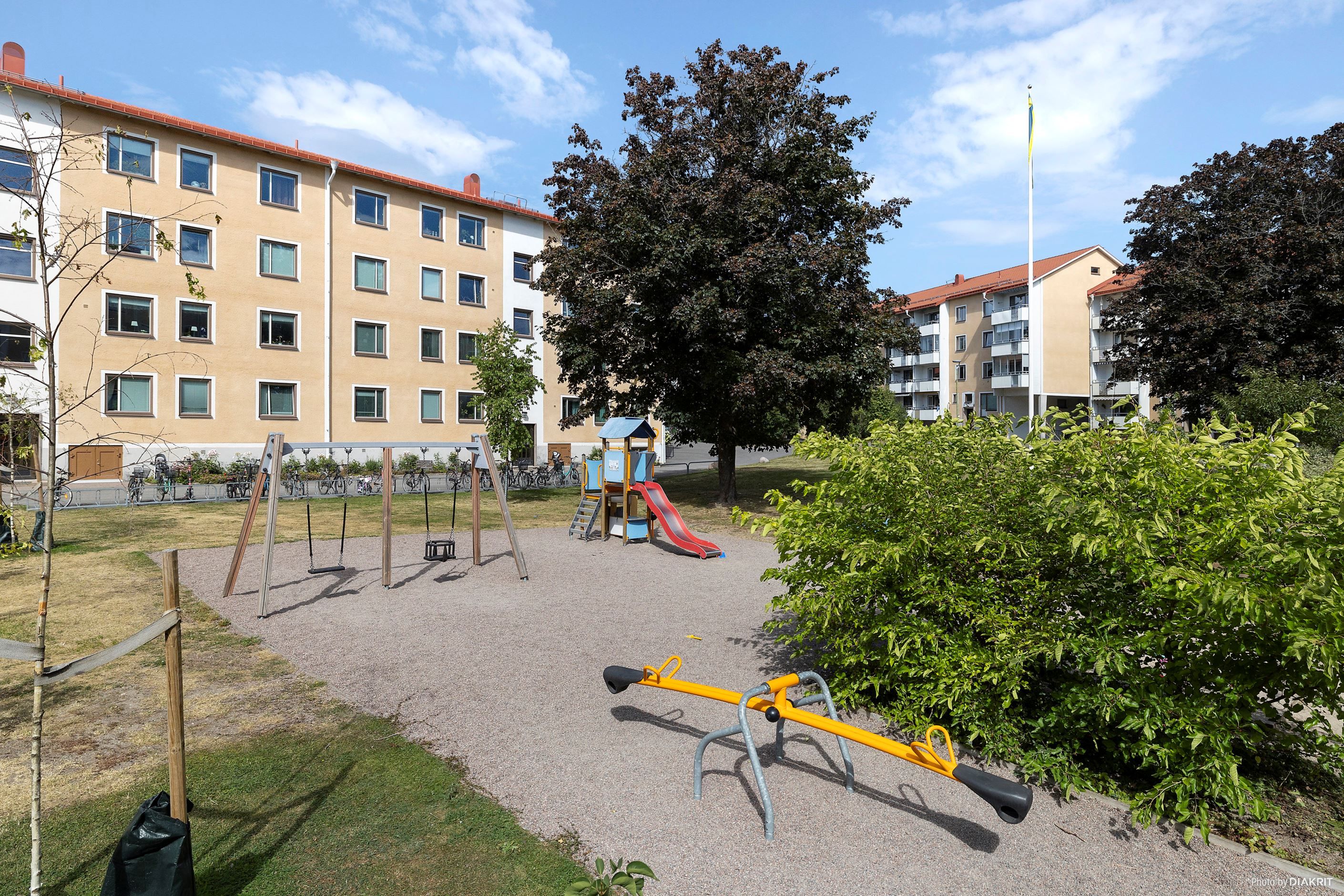 Mysig innergård