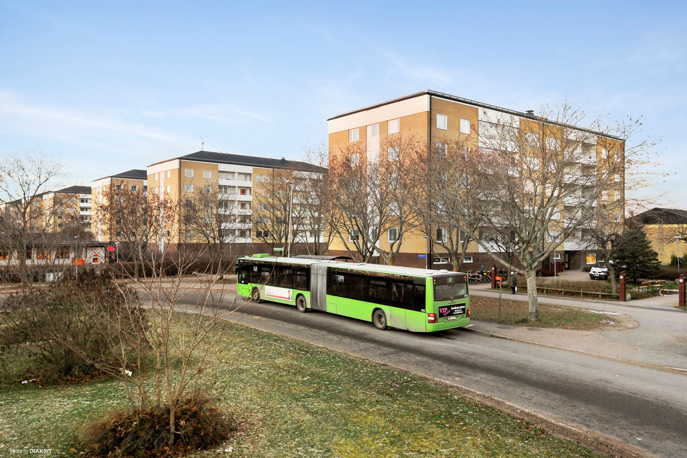 Buss vid Viktor Rydbergsg 38