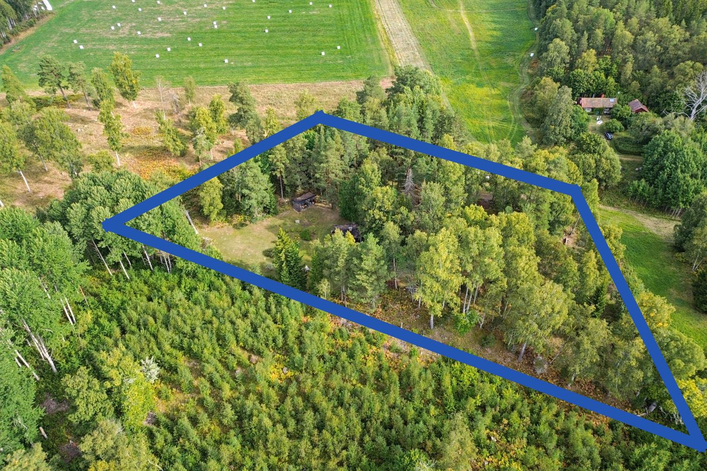 Tomtgränserna är ej exakta