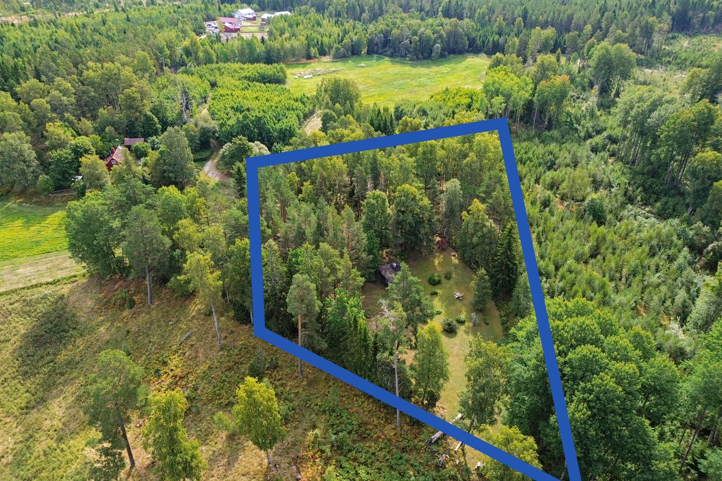 Tomtgränserna är ej exakta