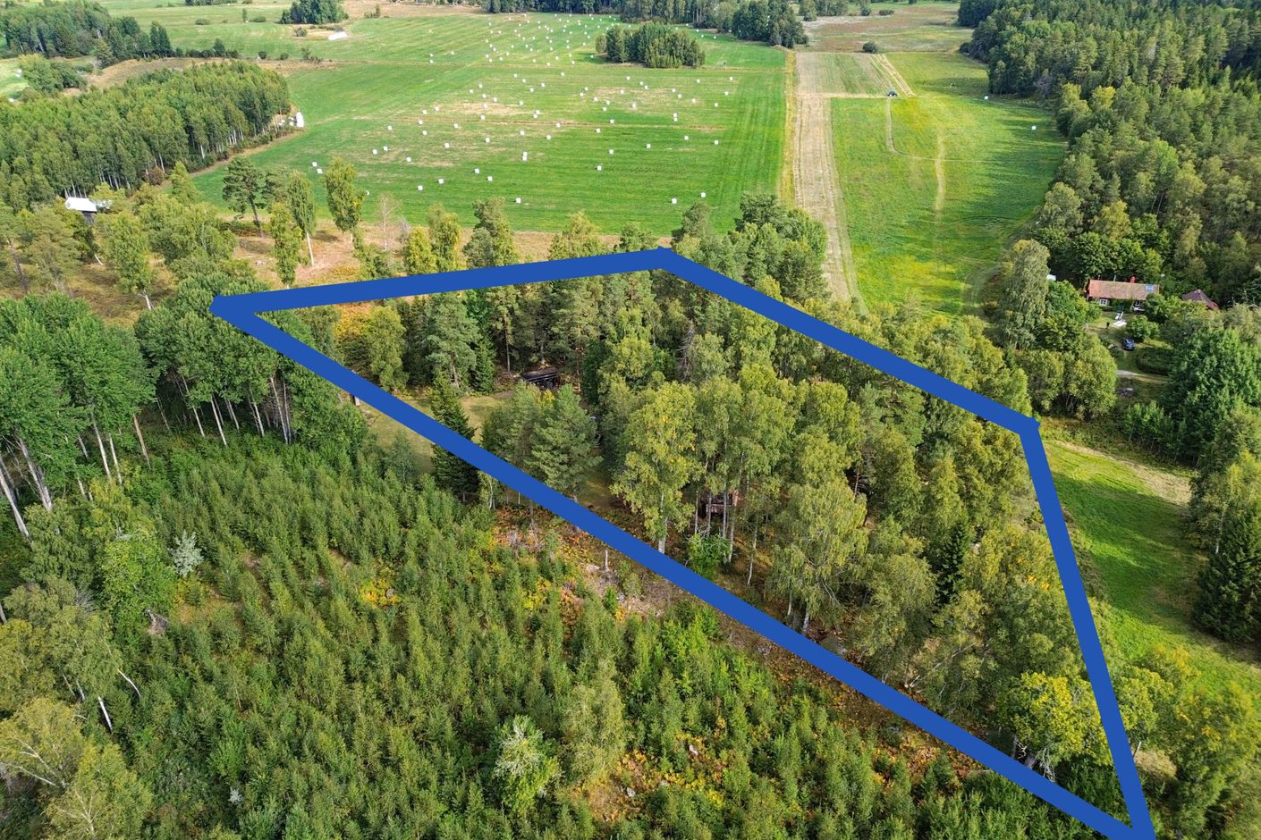 Tomtgränserna är ej exakta