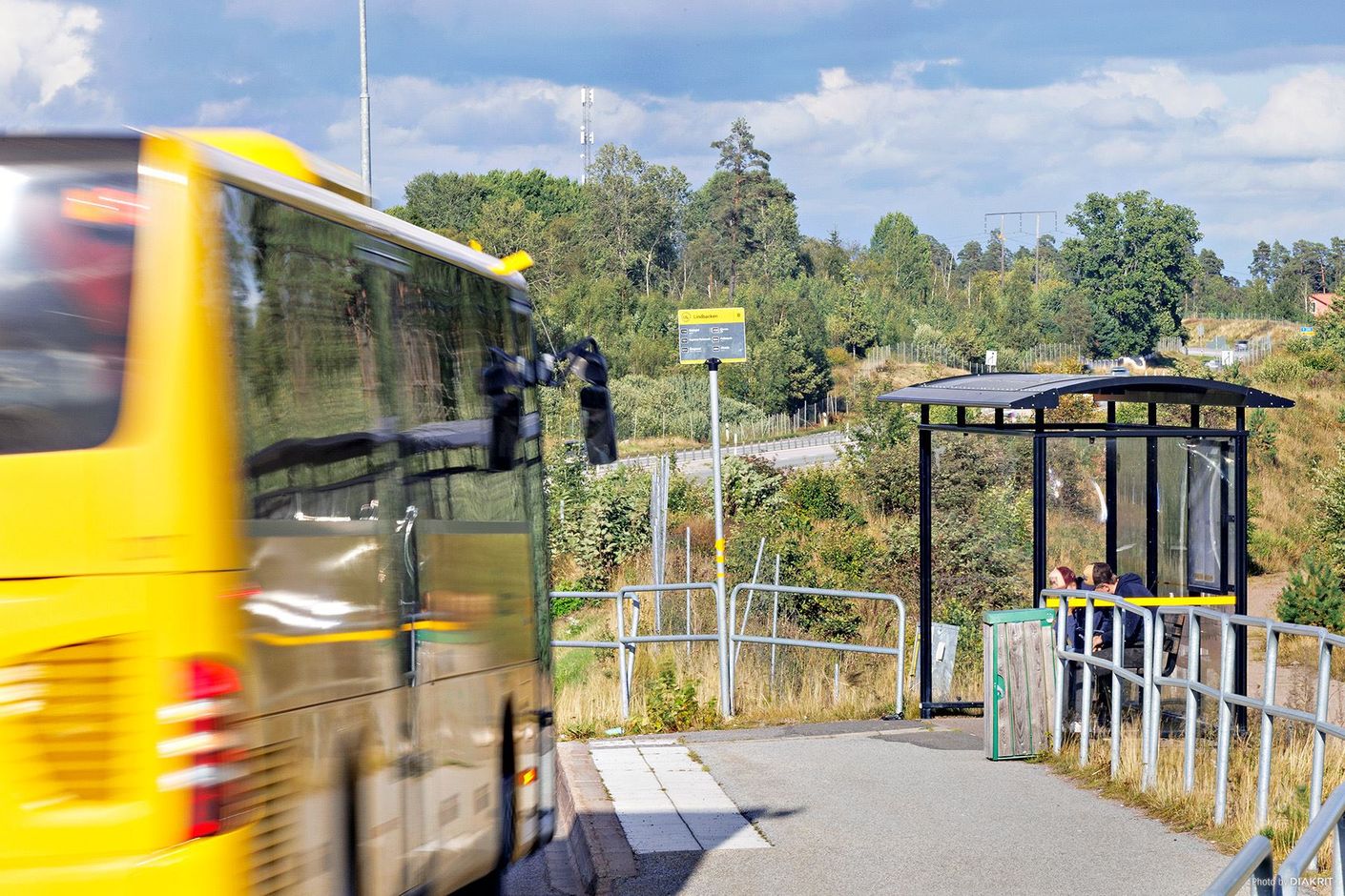 Bussen tar dig enkelt till flertalet områden