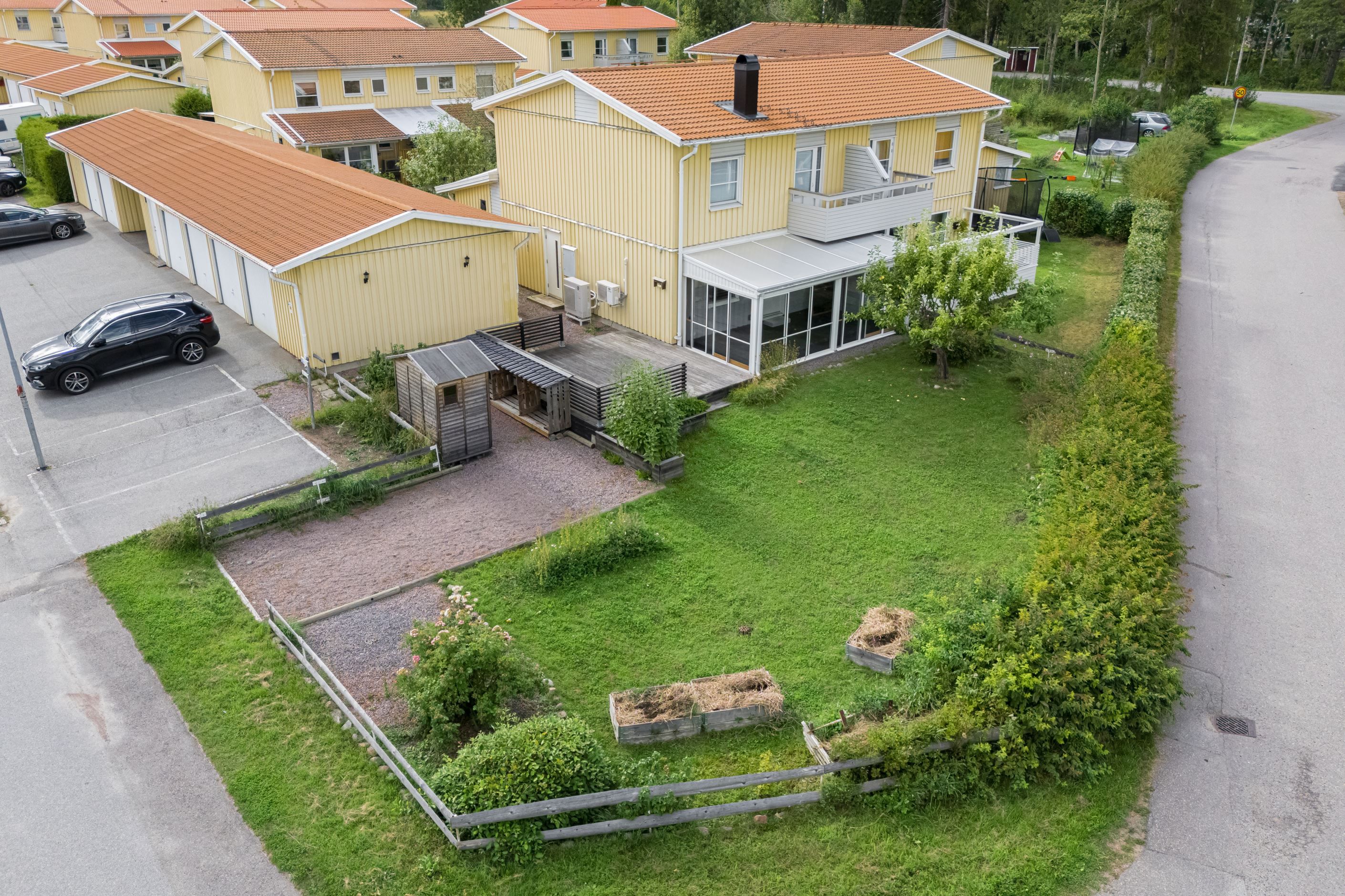 Mycket trevligt gavelläge
