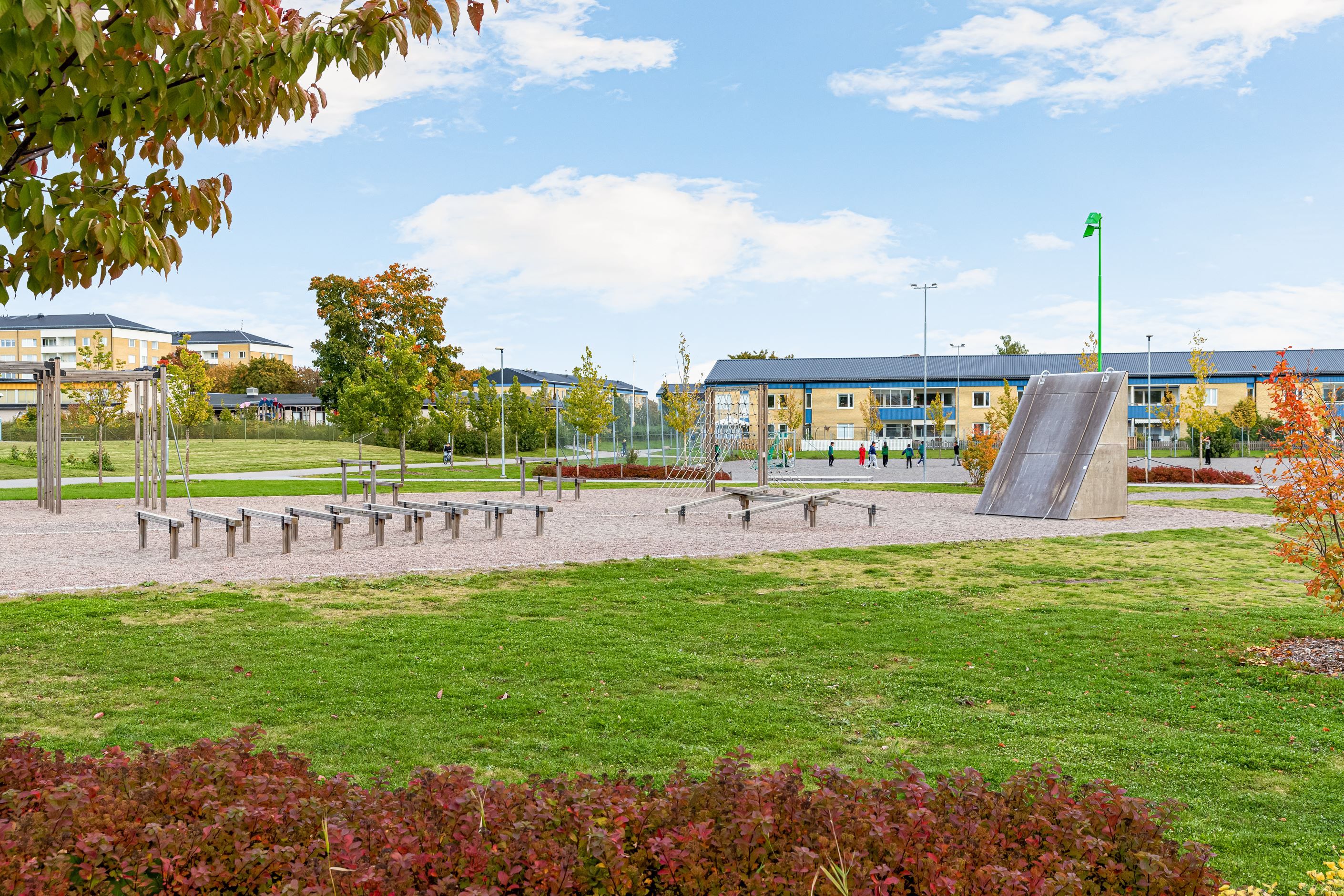 Ett stenkast bort från Fredrika Bremerskolan