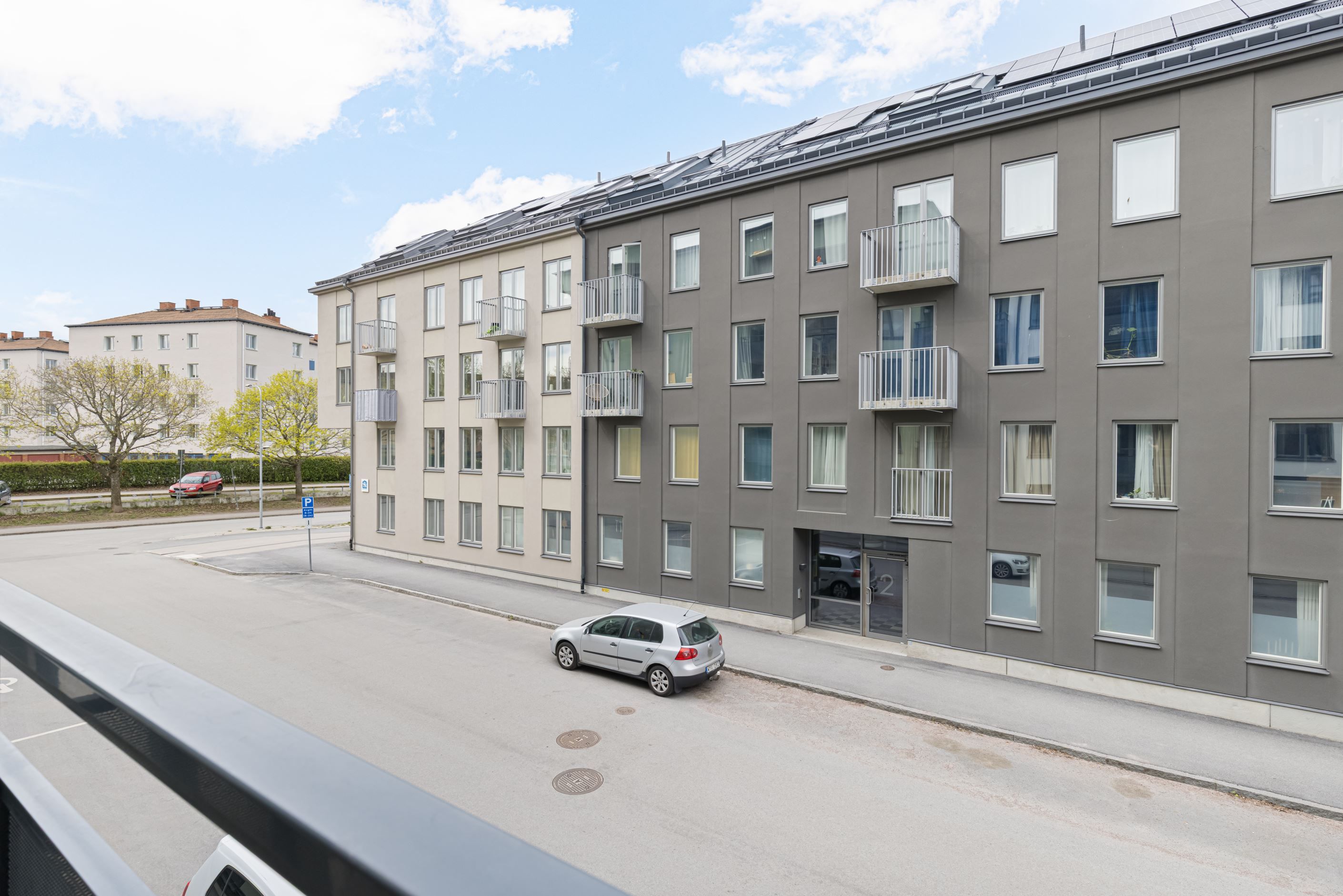 Utsikt från balkongen