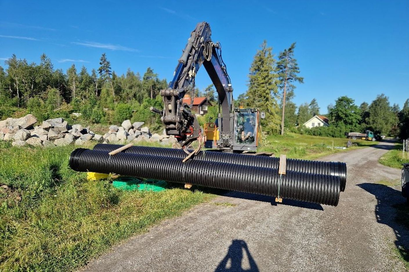 Markarbeten påbörjade