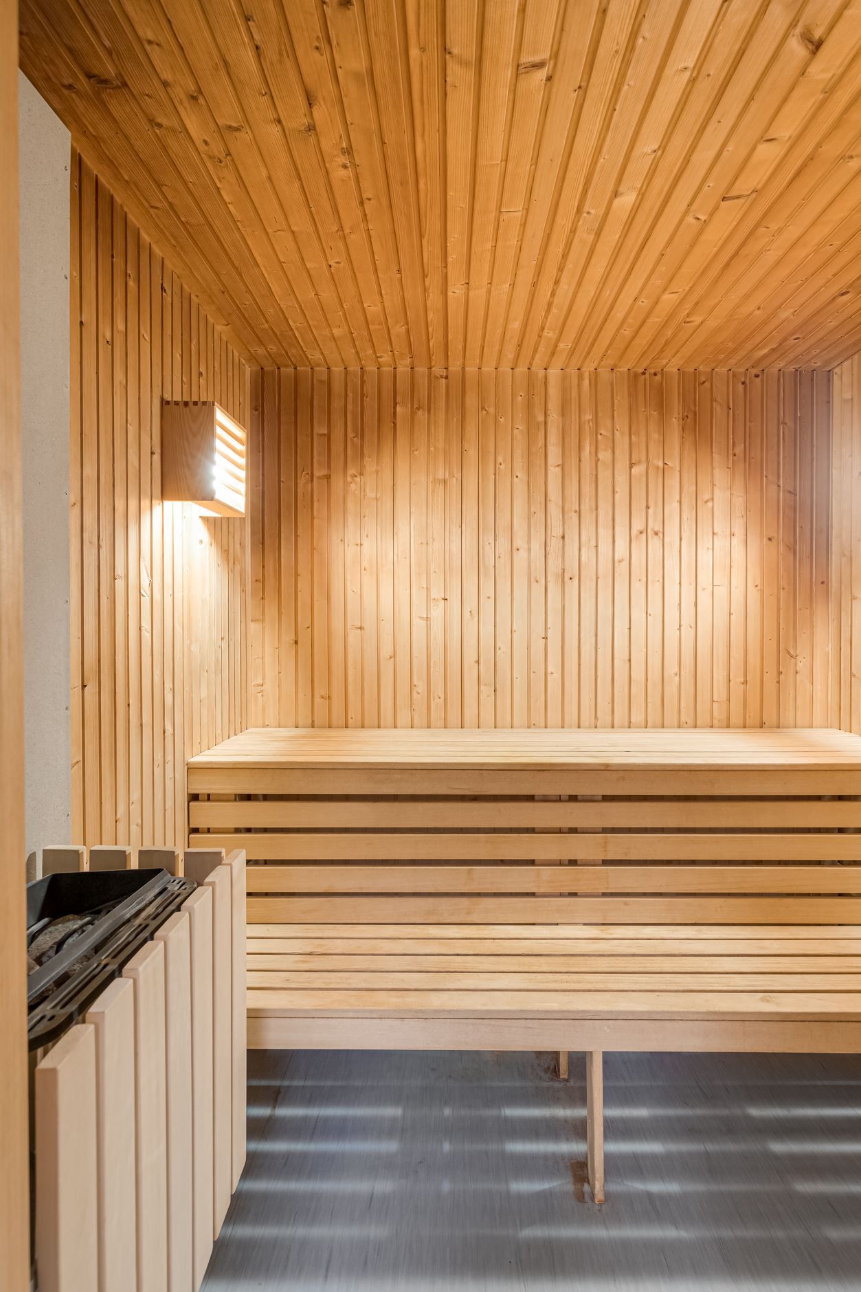 Två relaxavdelningar med bastun i föreningen