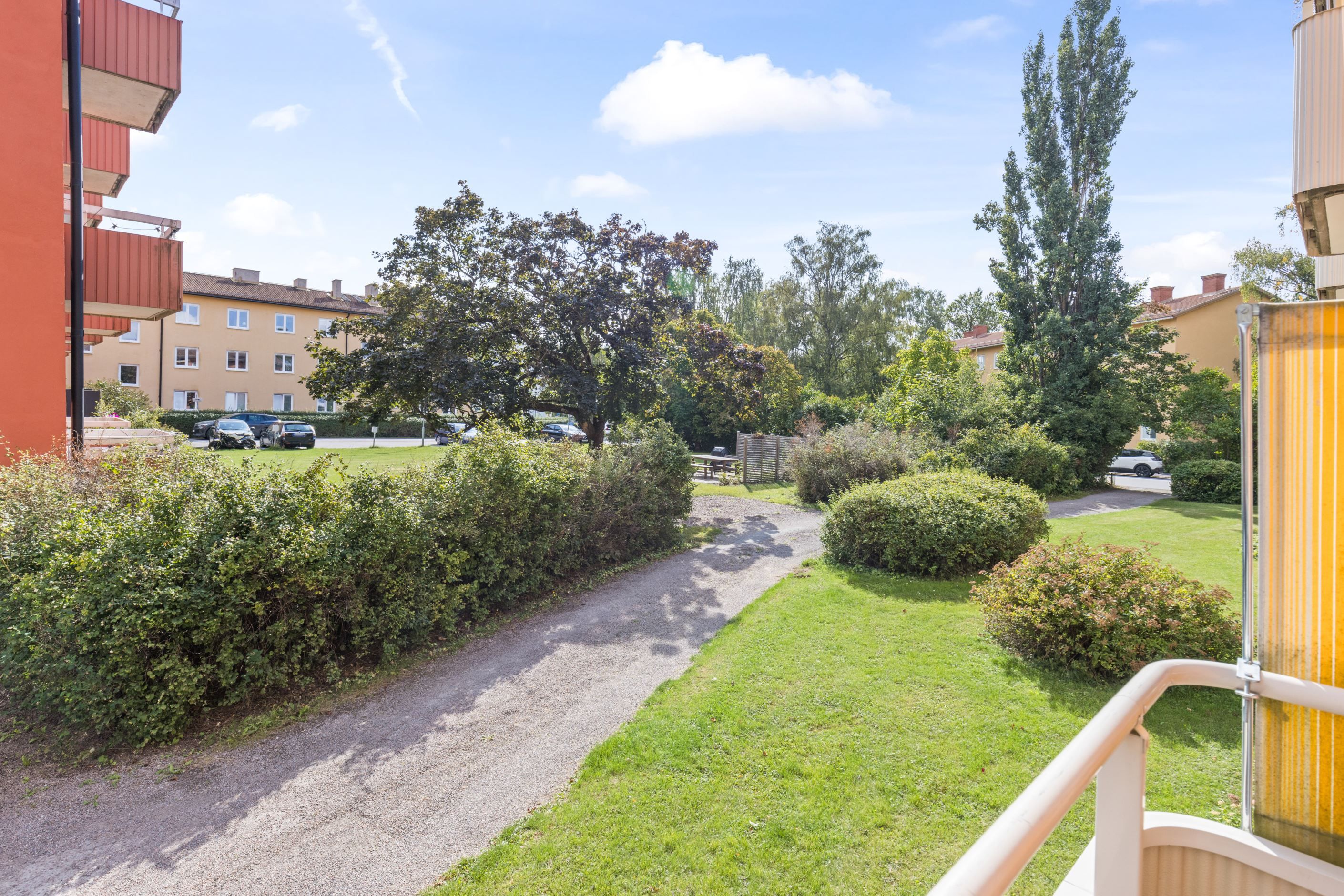 Utsikt från balkongen