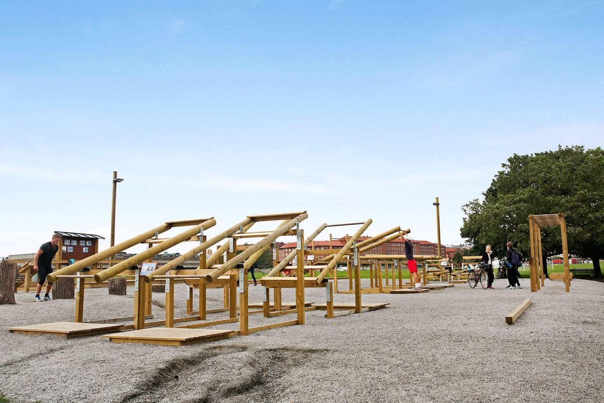 Utegym - 150 meter från bostaden