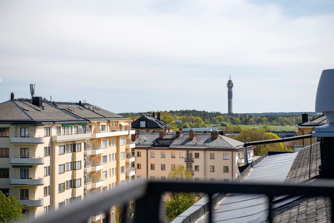Utsikt från takterrassen