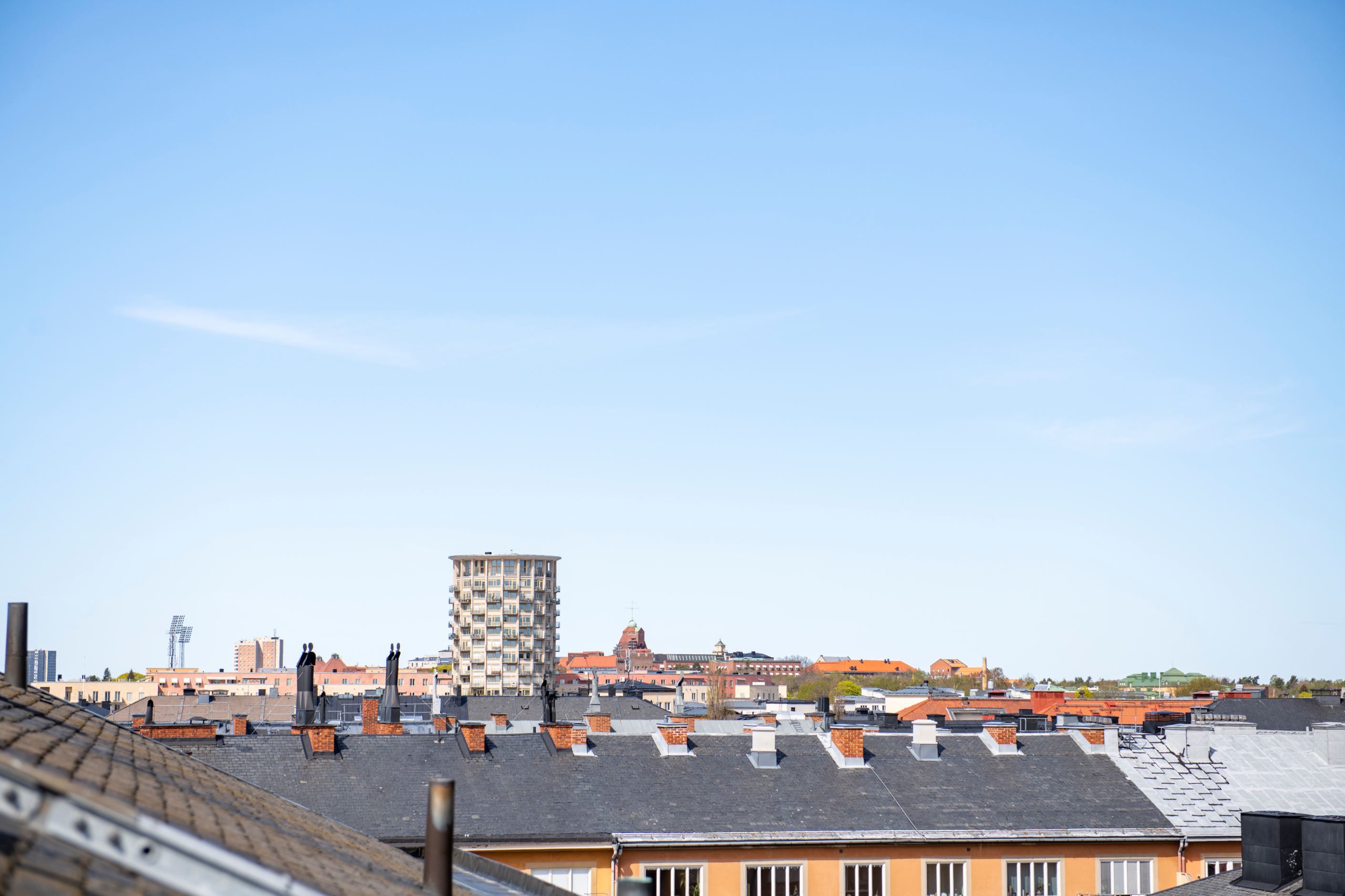 Utsikt från takterrassen