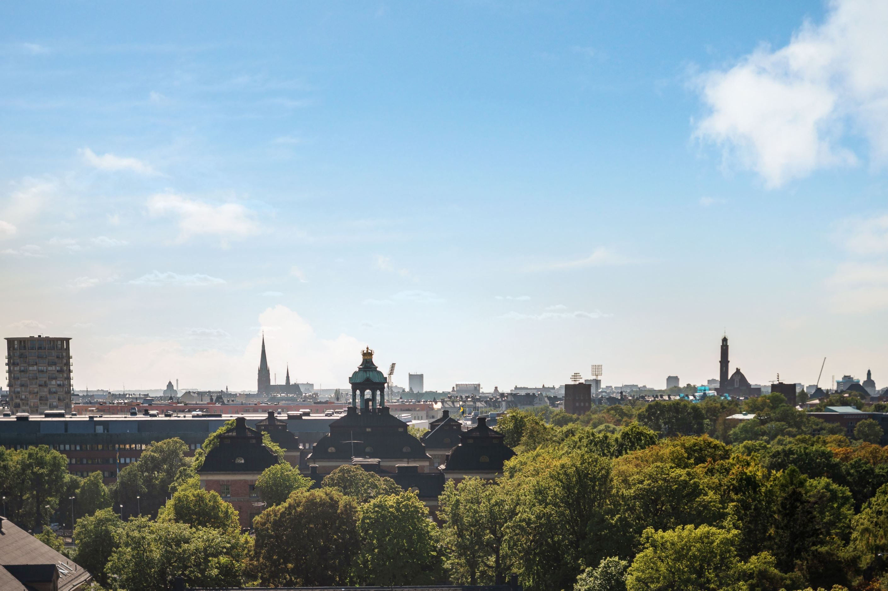Utsikt från takterrass