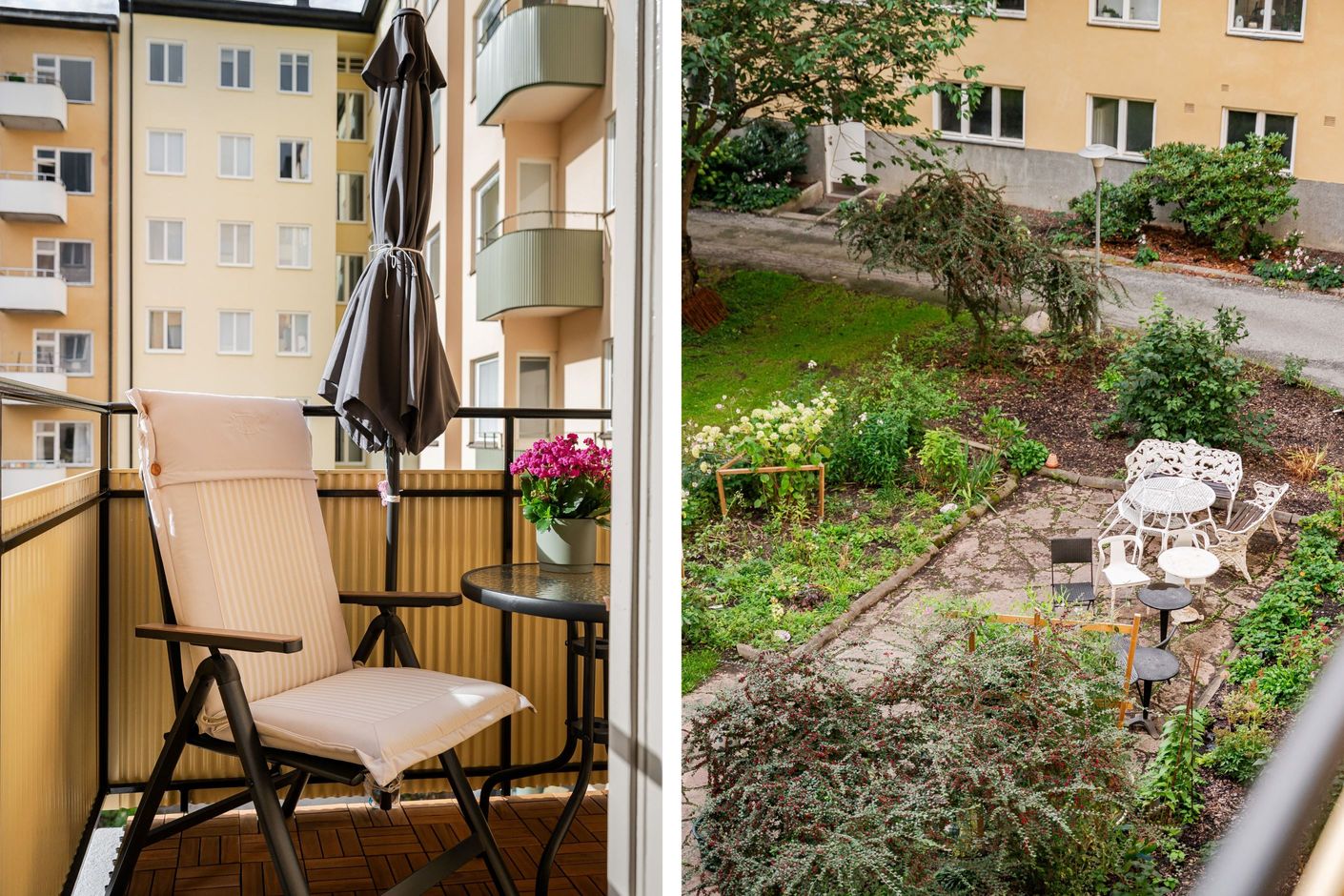 Balkong med utsikt