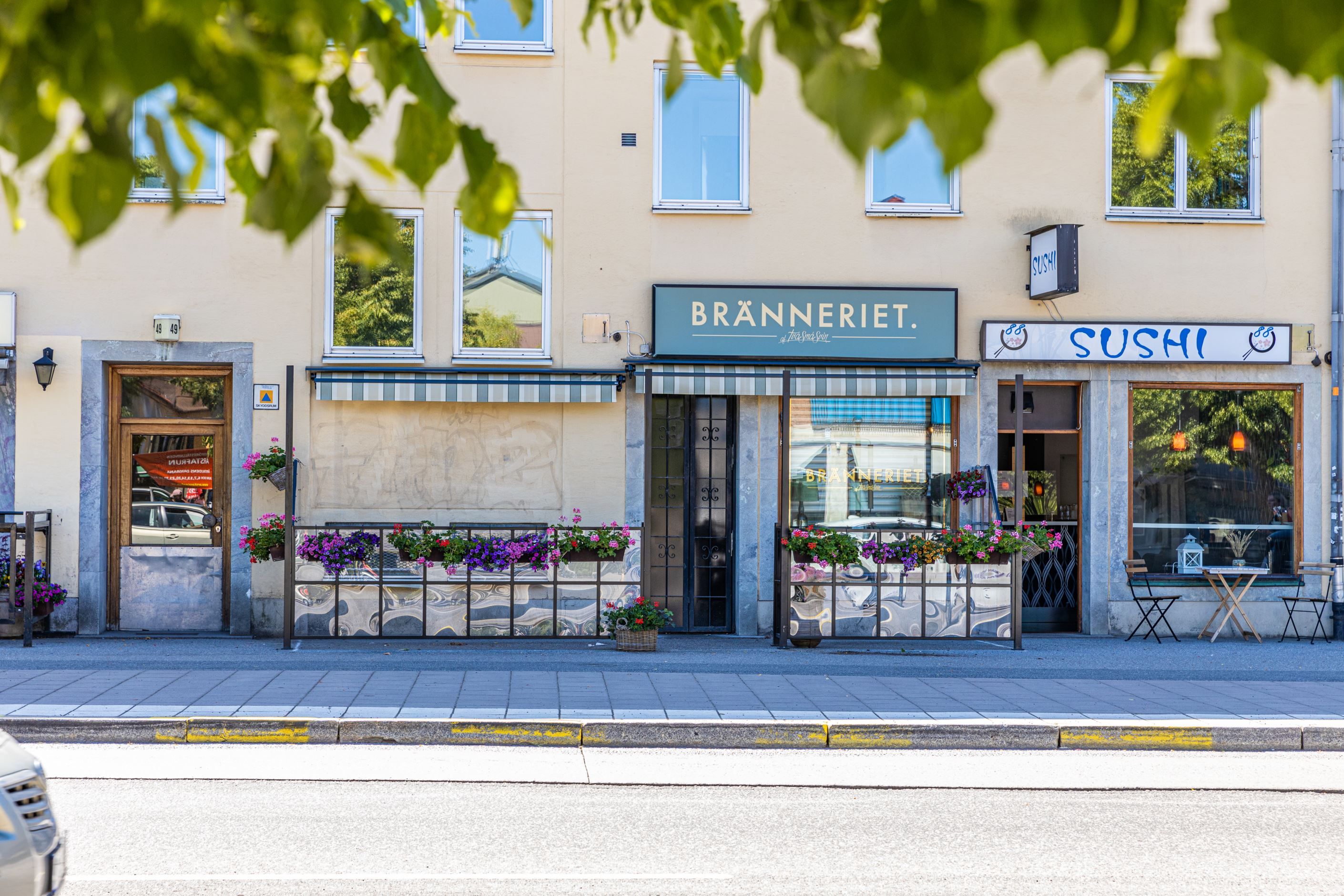Bränneriet och sushin på Årstavägen