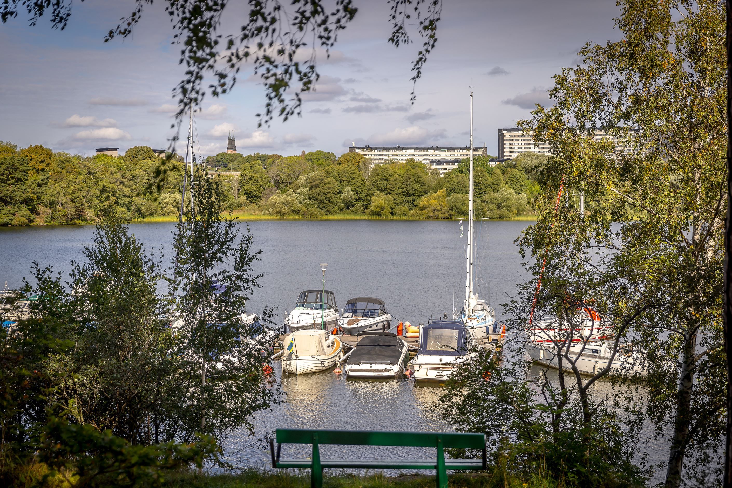 Båtplats vid Årstaviken