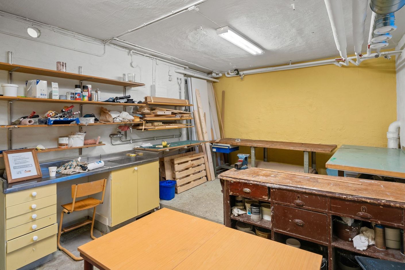 Föreningens snickarverkstad