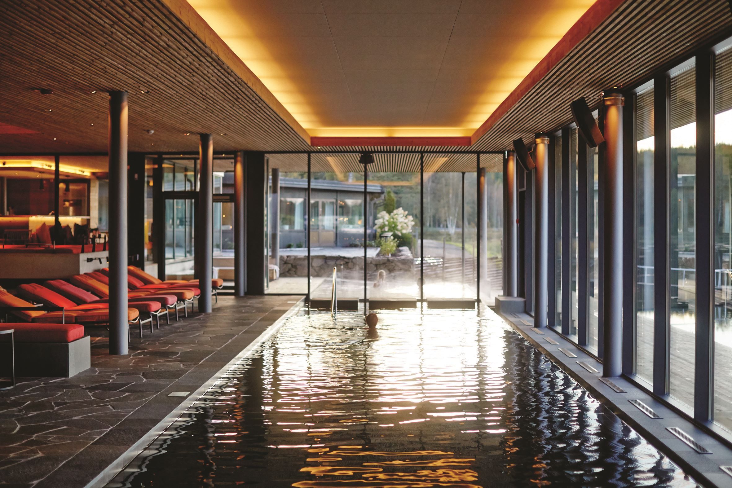 Hook Spa ett par minuters promenad bort