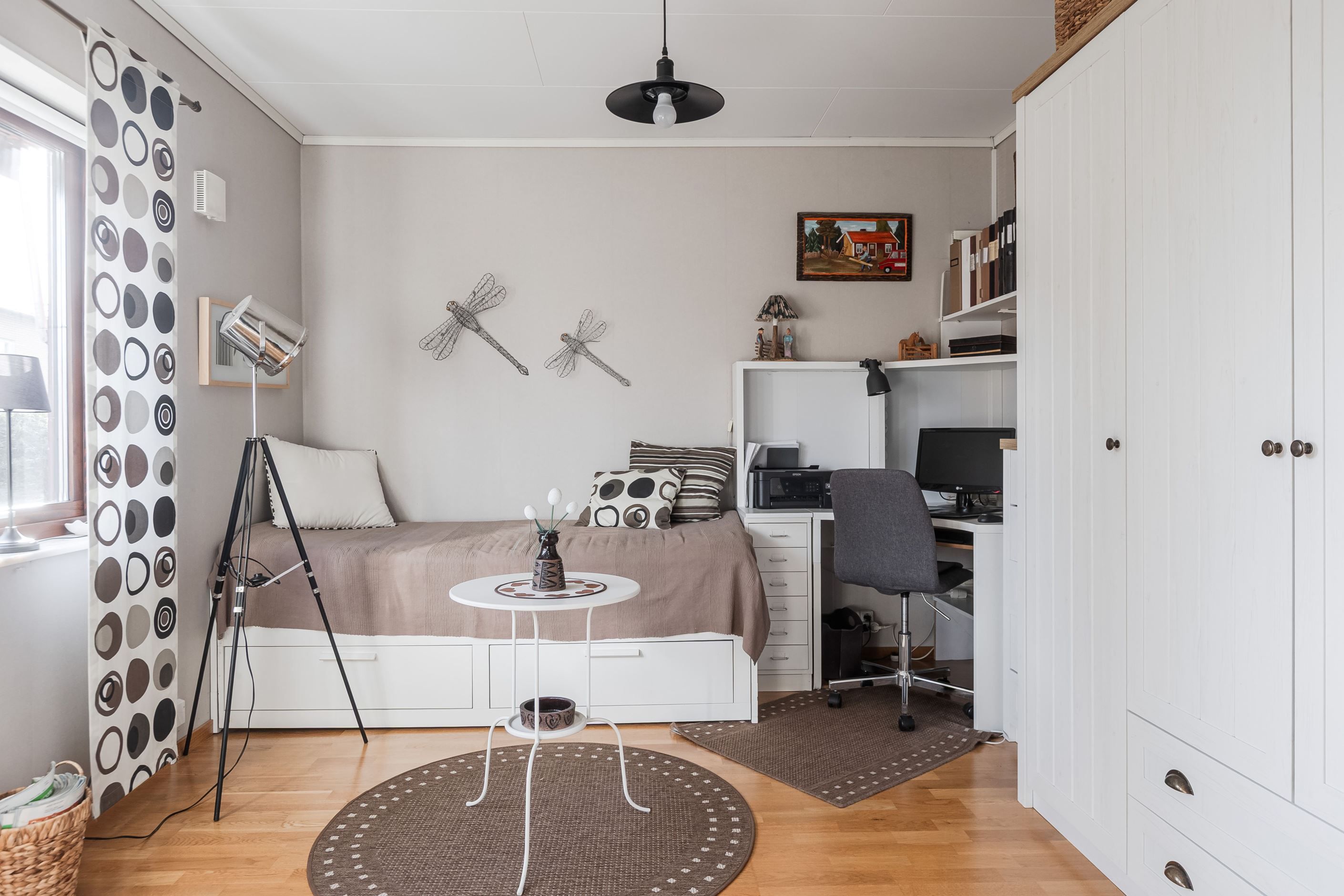 Sovrum i anslutning till entrén