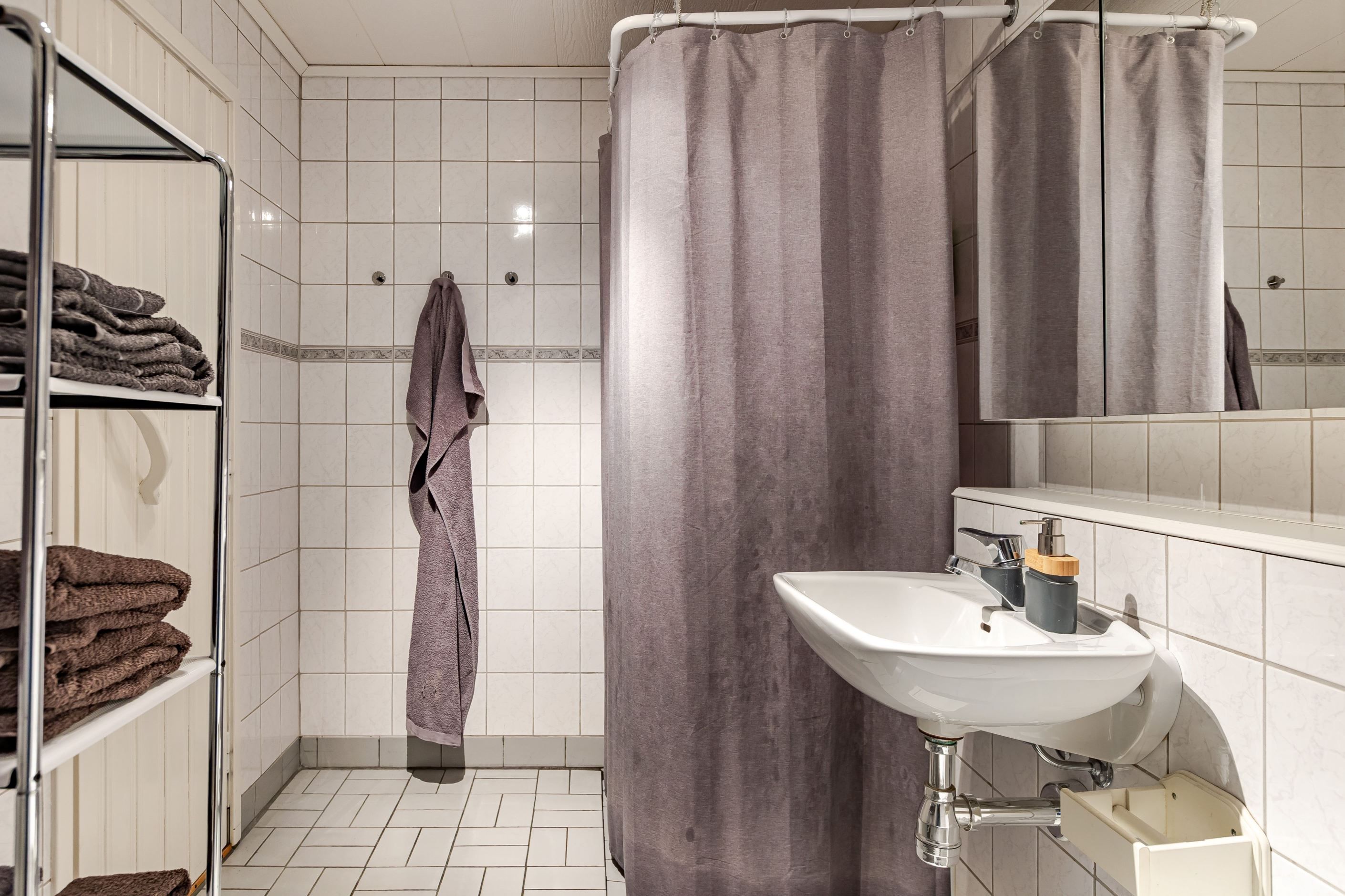 Badrum med bastu
