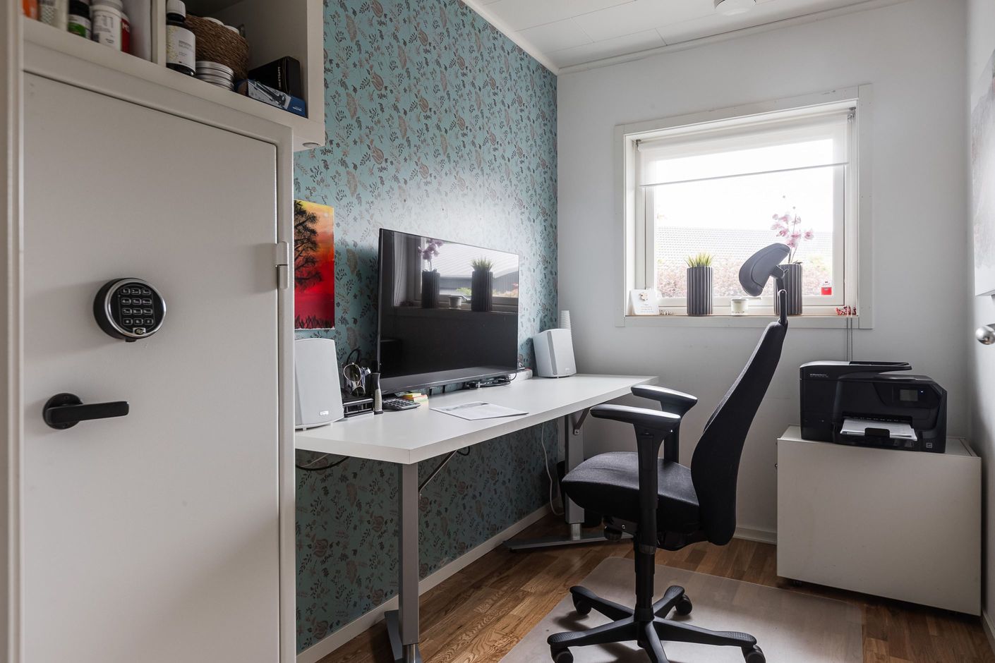Sovrum 6 som idag används som kontor