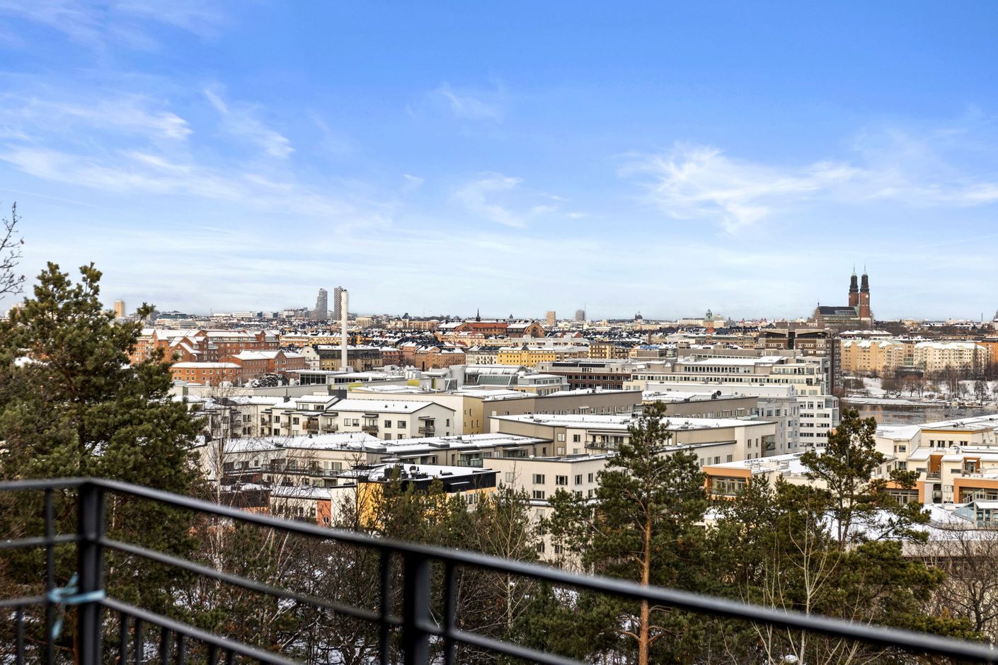 Utsikt från balkongen