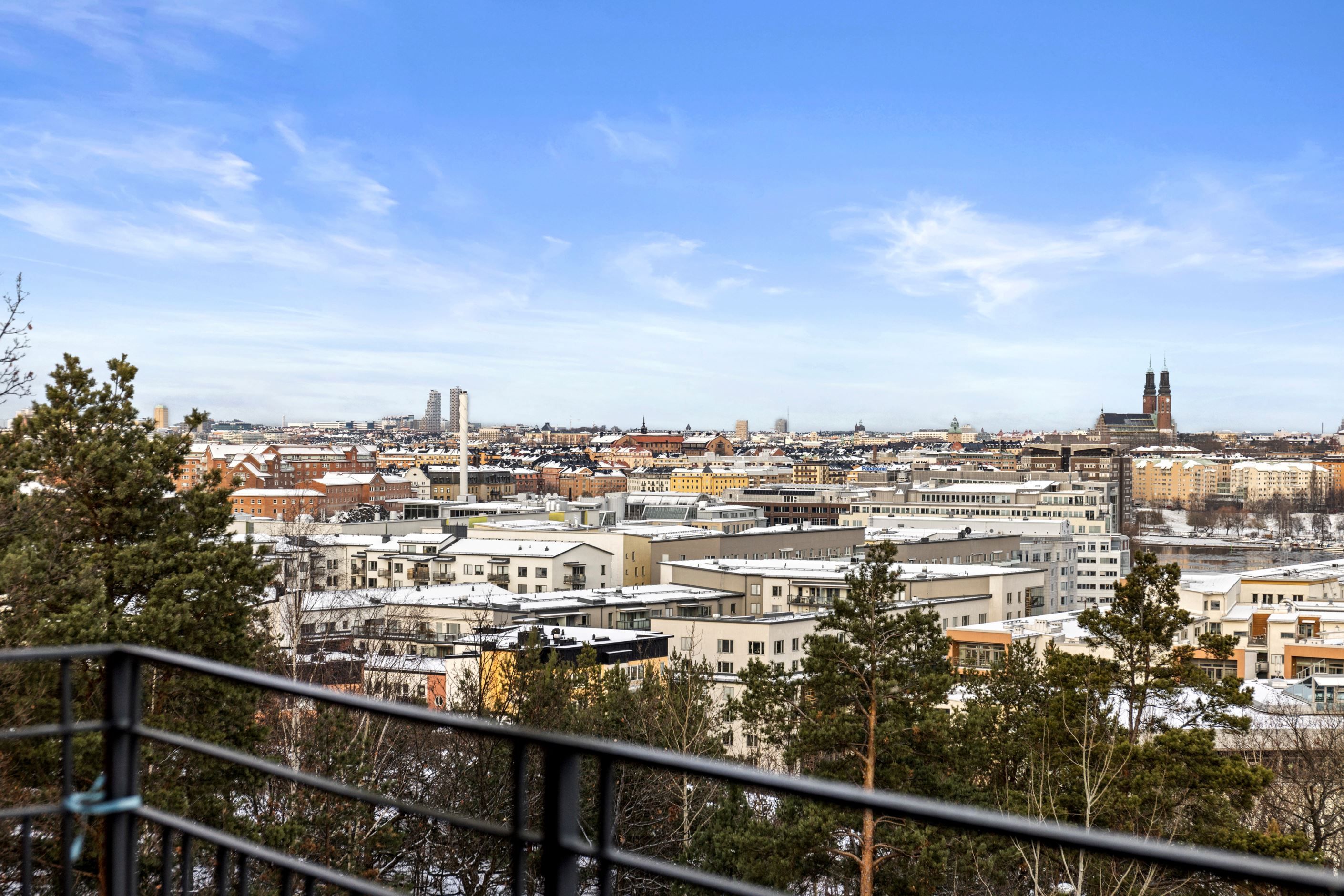 Utsikt från balkongen