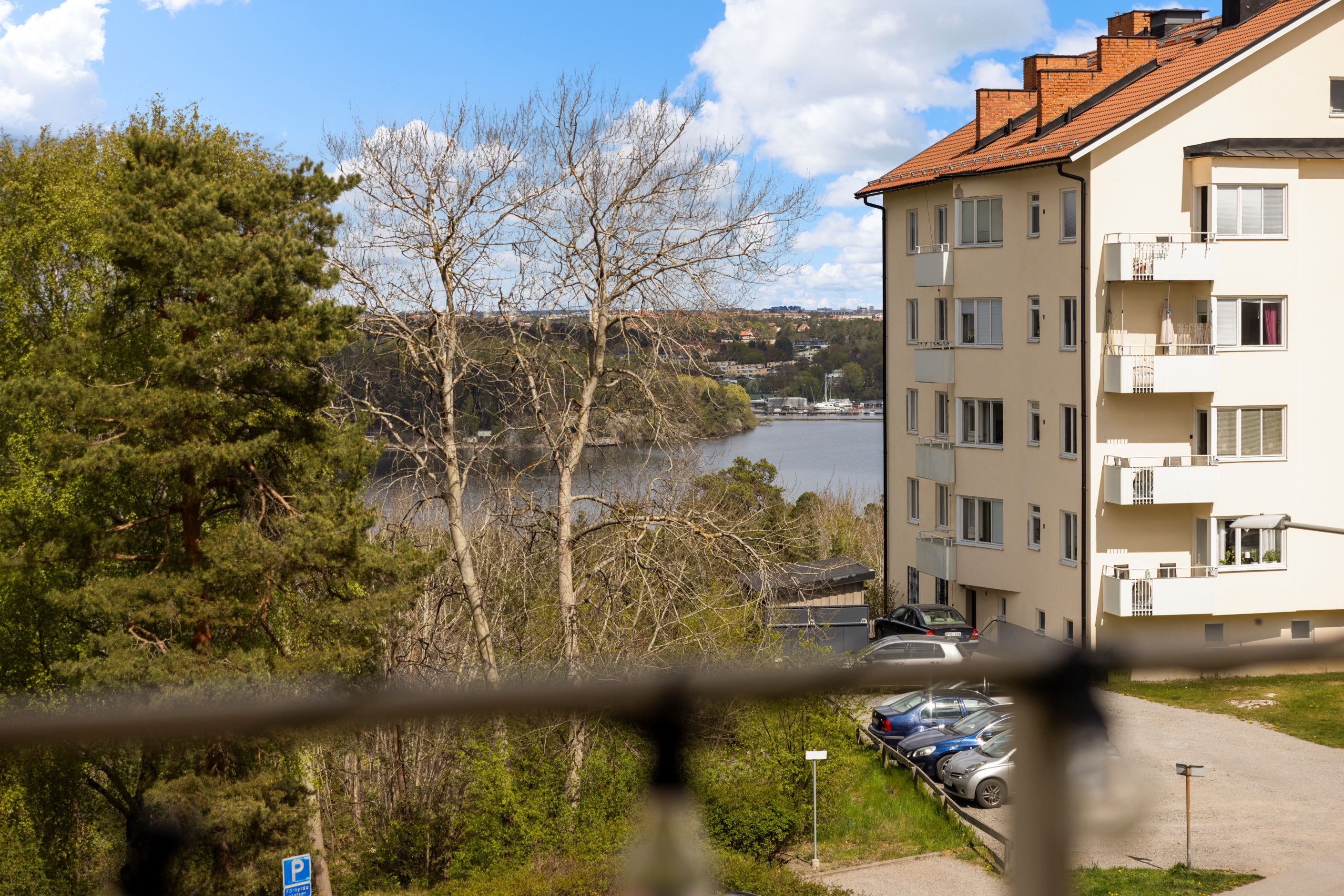 Utsikt från balkong