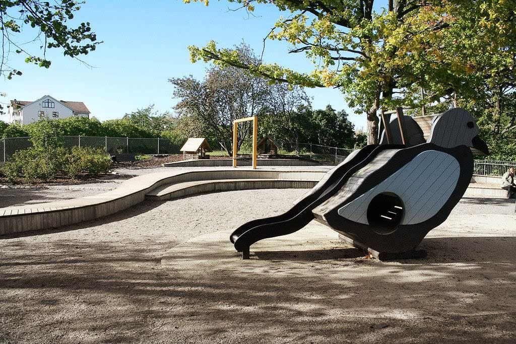 Lågupplöst Lekplatsen Fågelparken