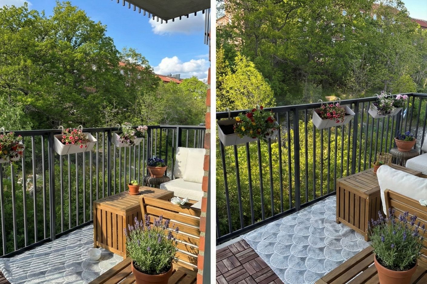 Balkong sommar, Säljarens bild