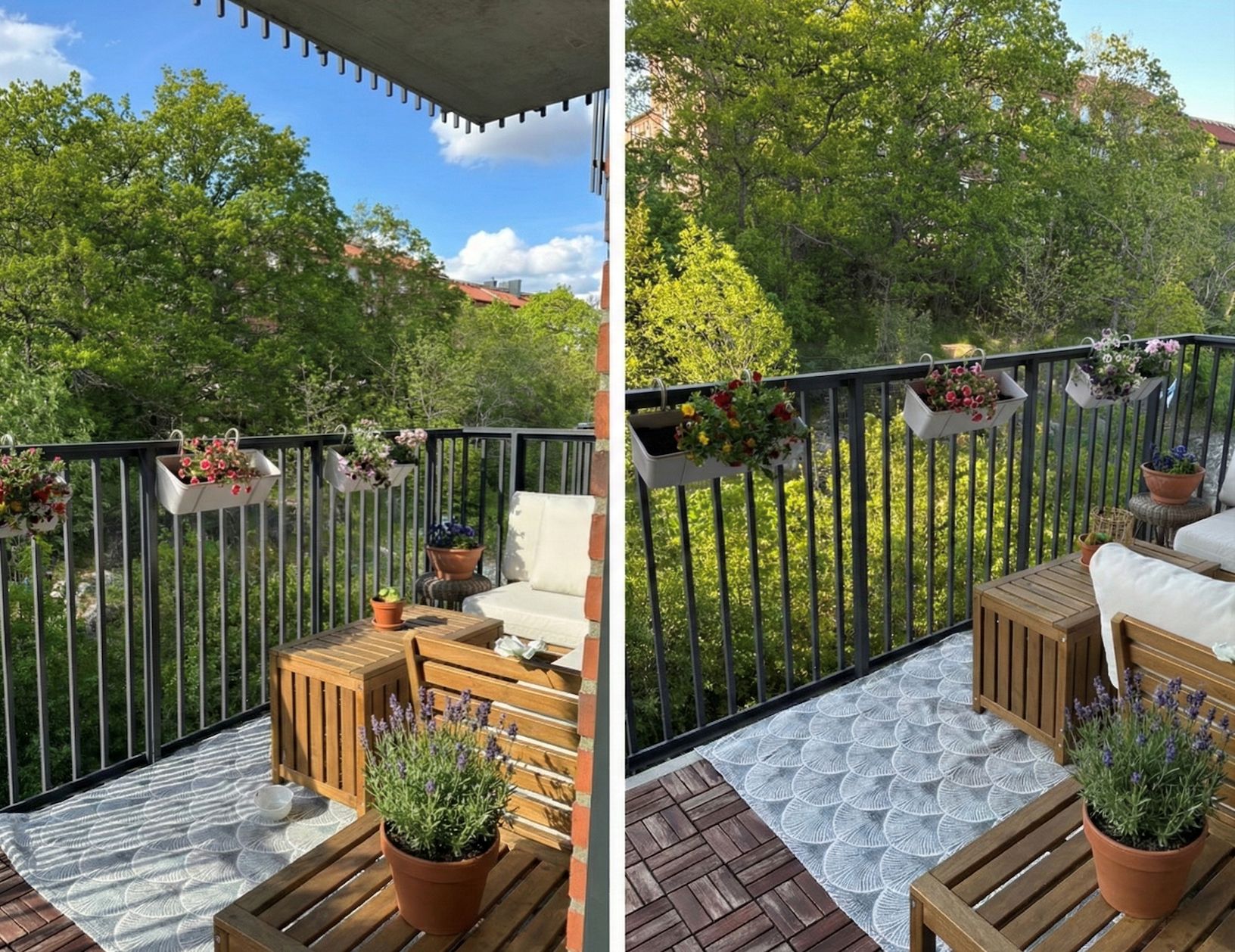 Balkong sommar, Säljarens bild