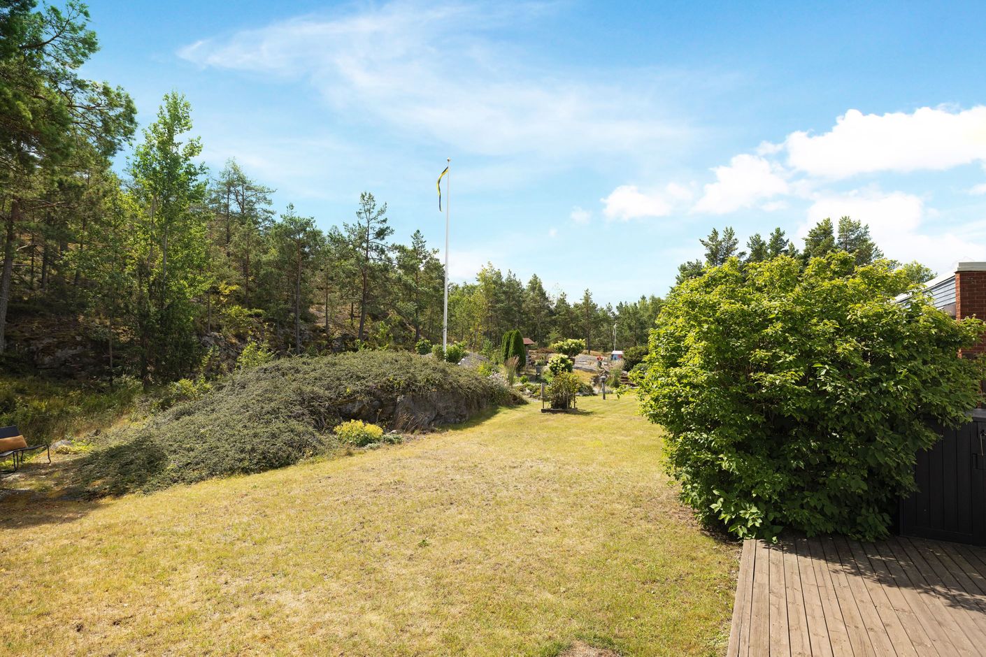 Uteplats på baksidan