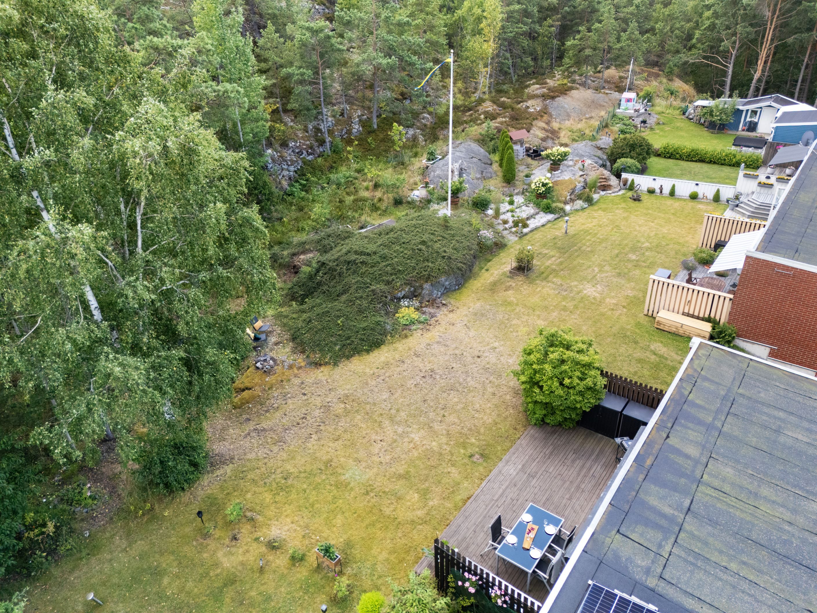 Uteplats på baksidan