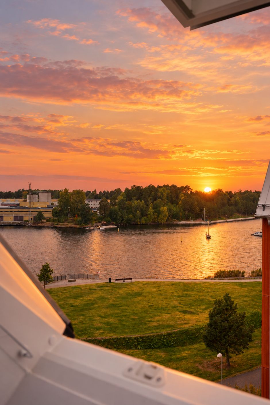 Utsikt från vardagsrum