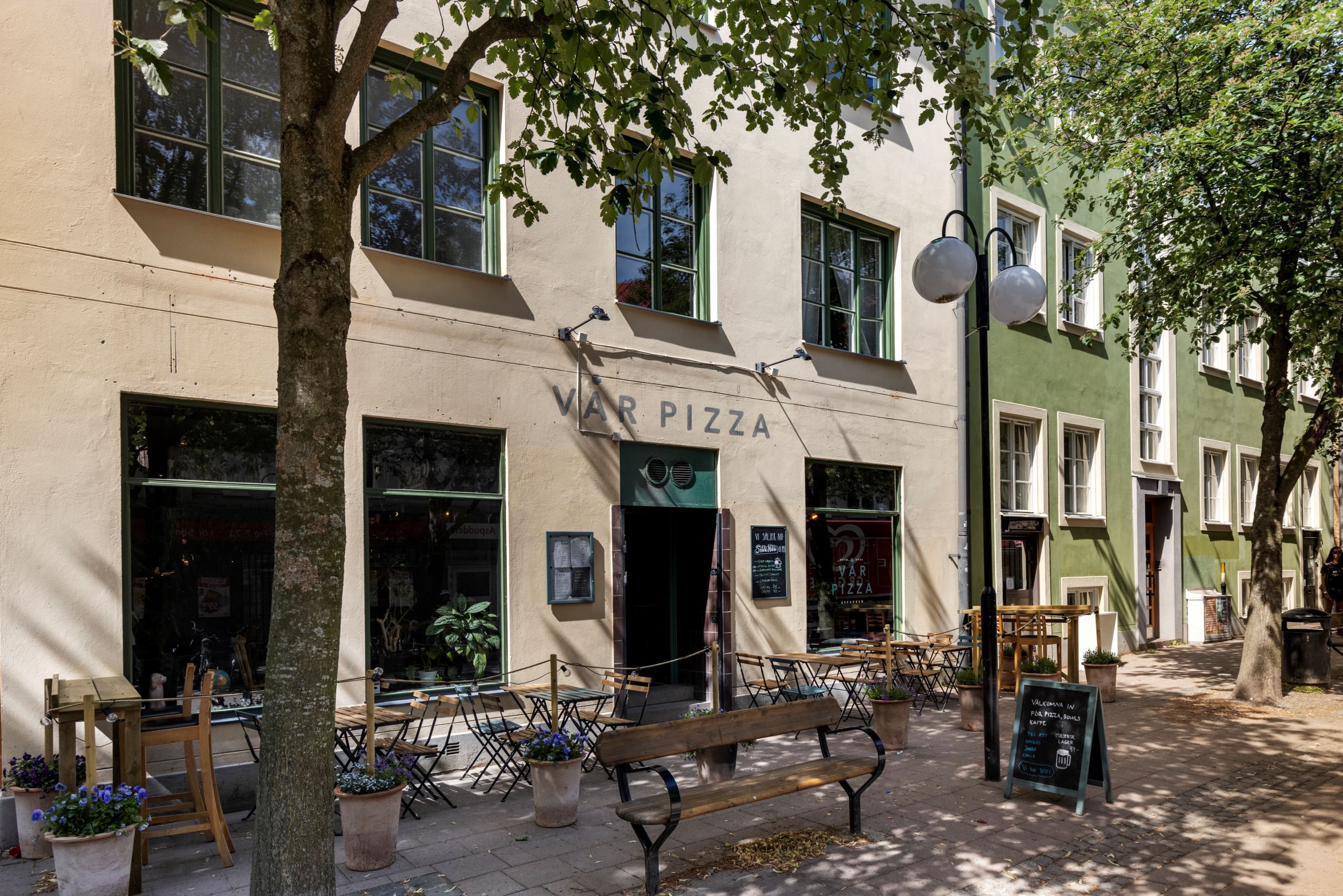 Vår pizza i Aspudden