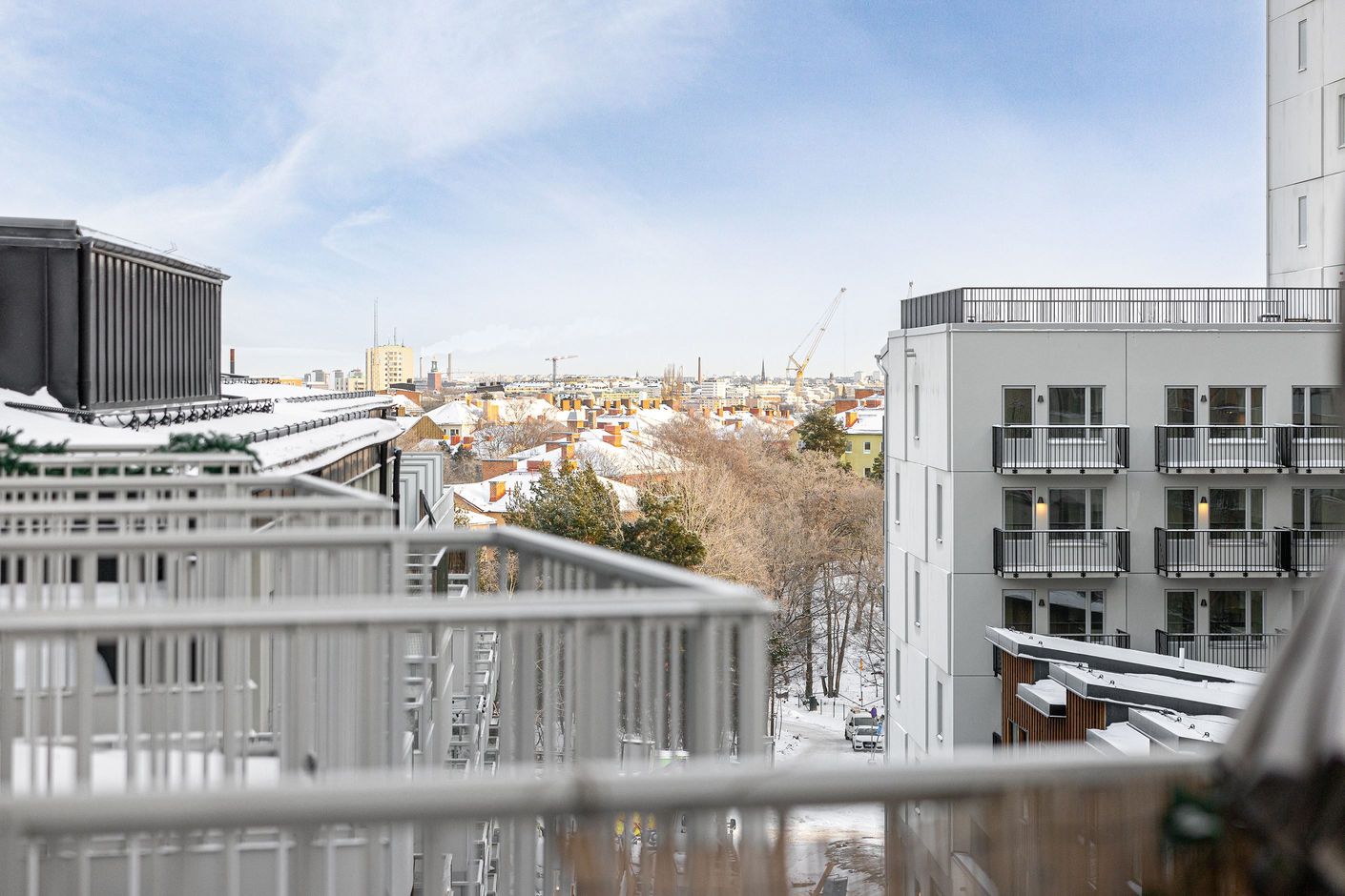 Utsikt från balkongen