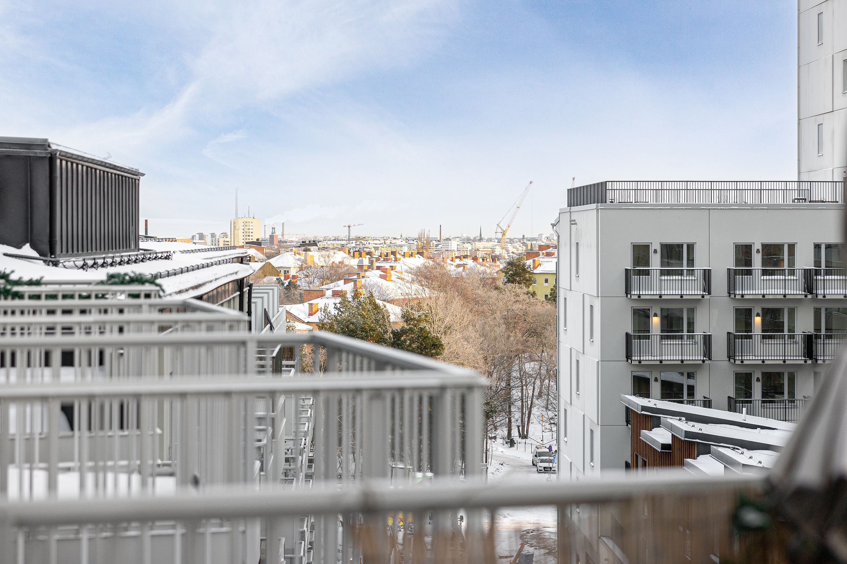 Utsikt från balkongen