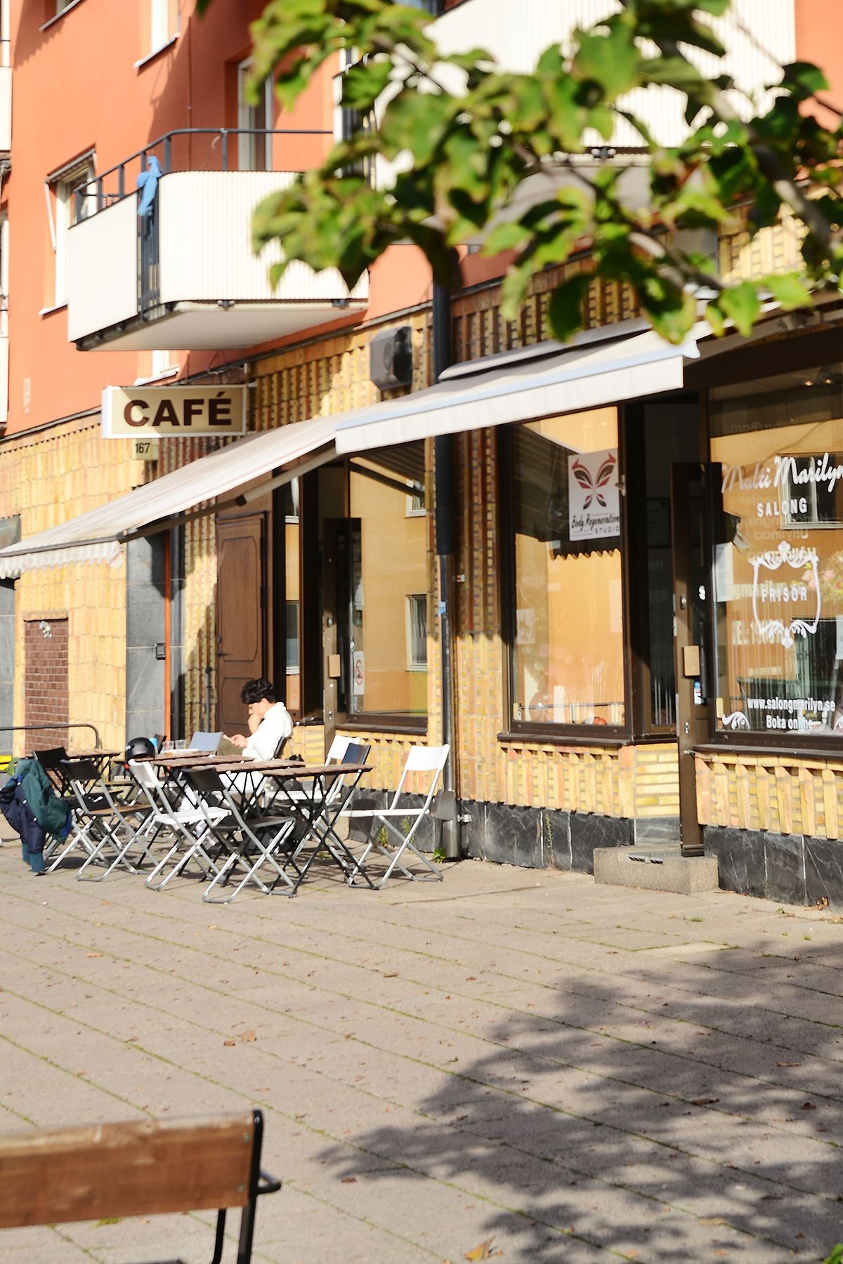 Café del sole vid Fågeltorget