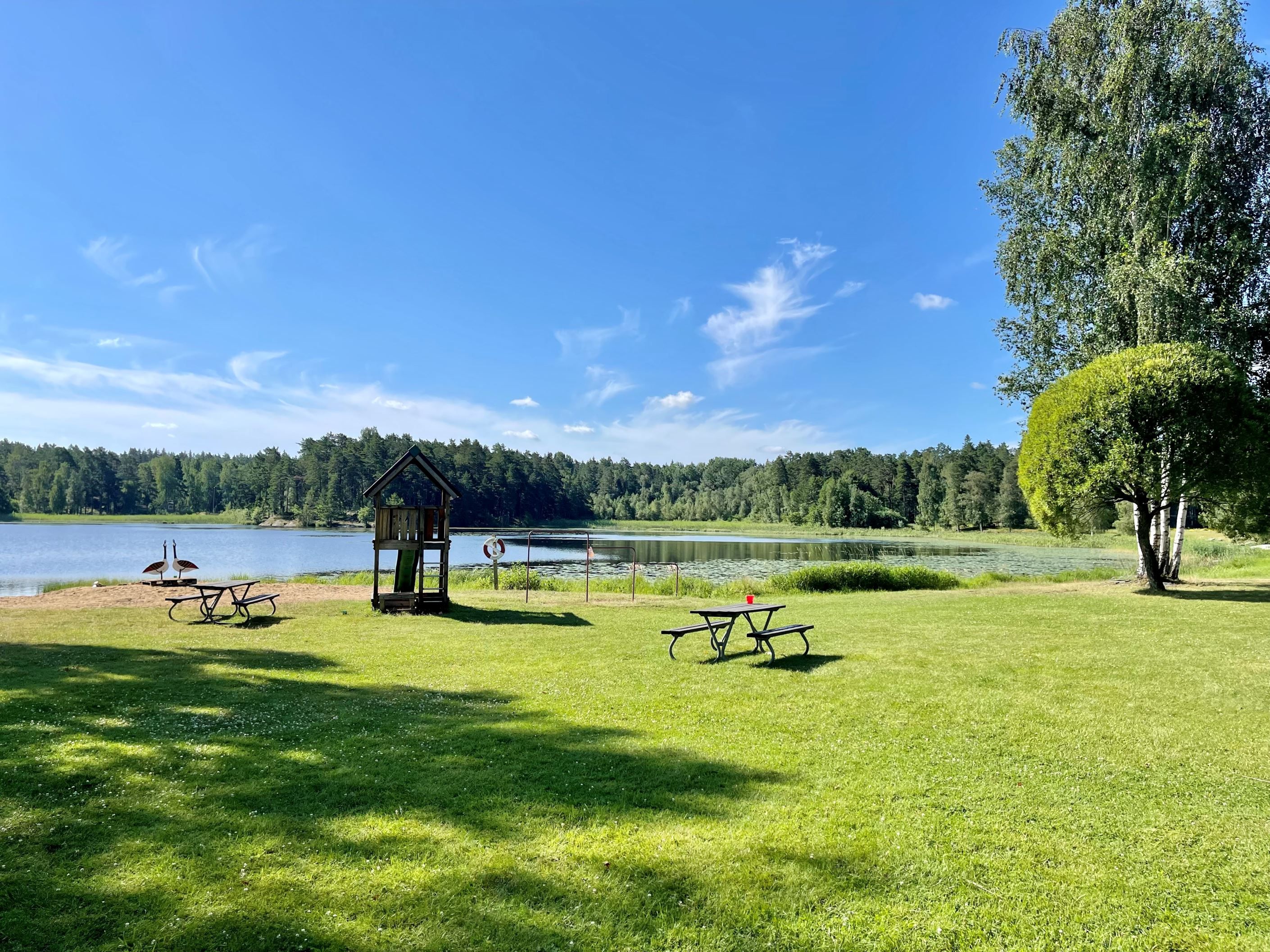 Malmsjöstugans badplats