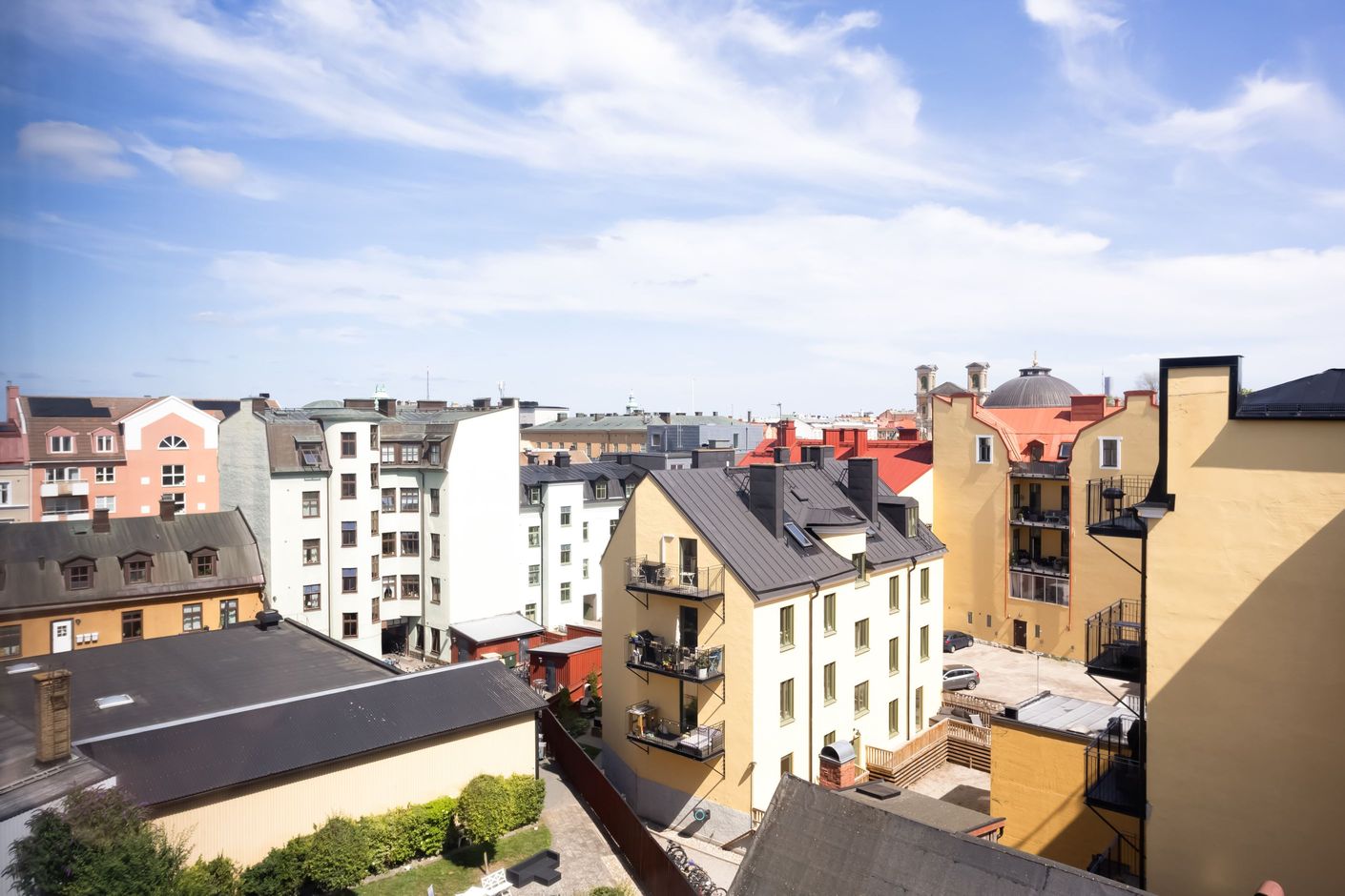 Utsikt över takåsarna