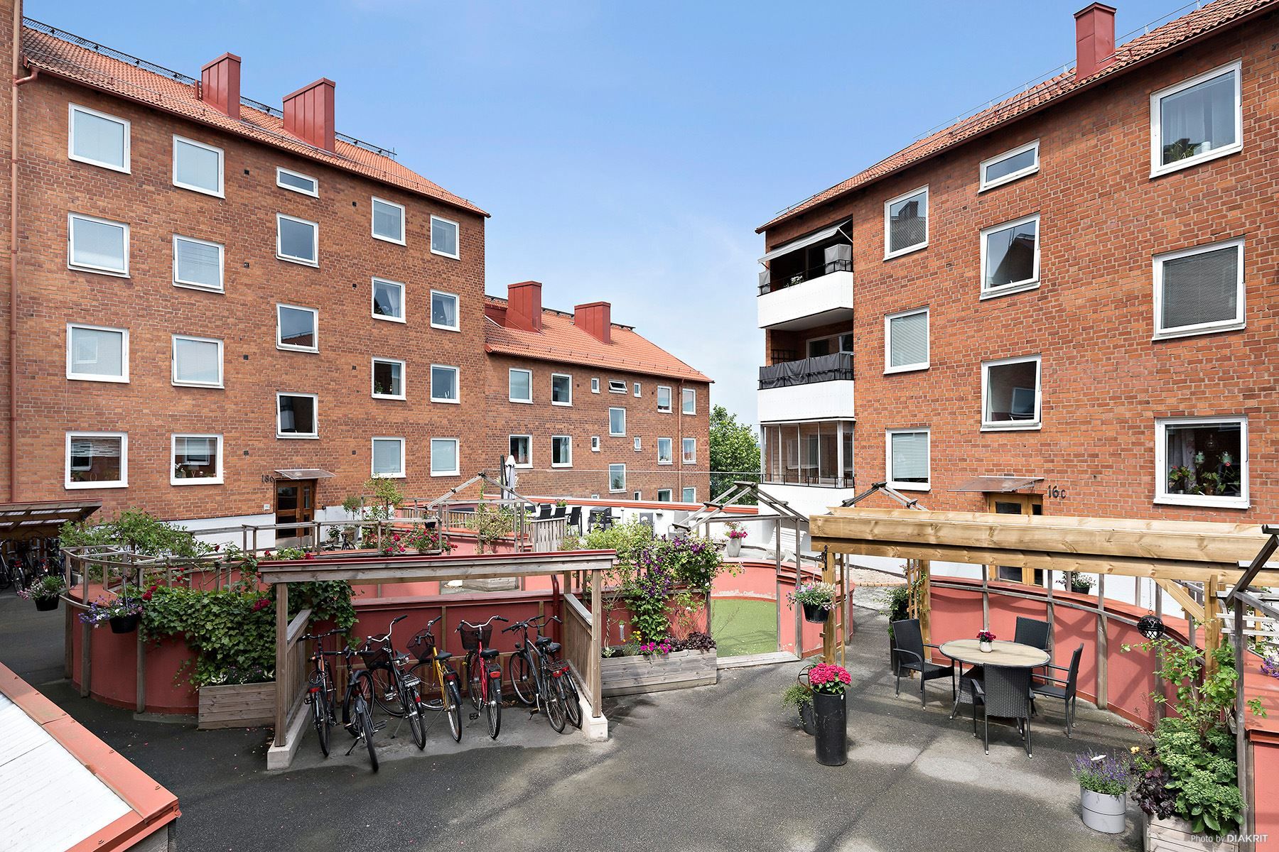 Föreningens innergård.
