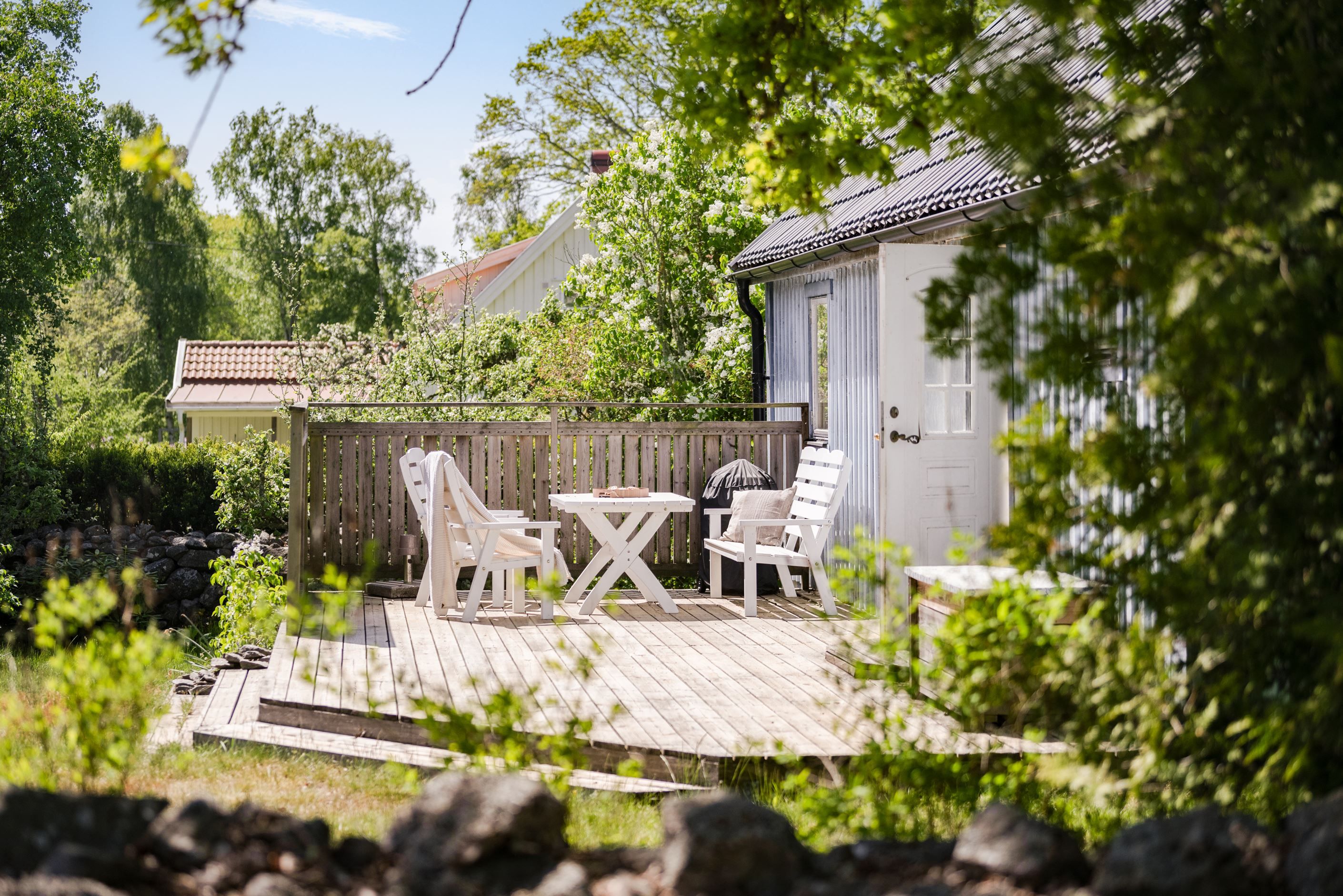 Uteplats vid Entrén