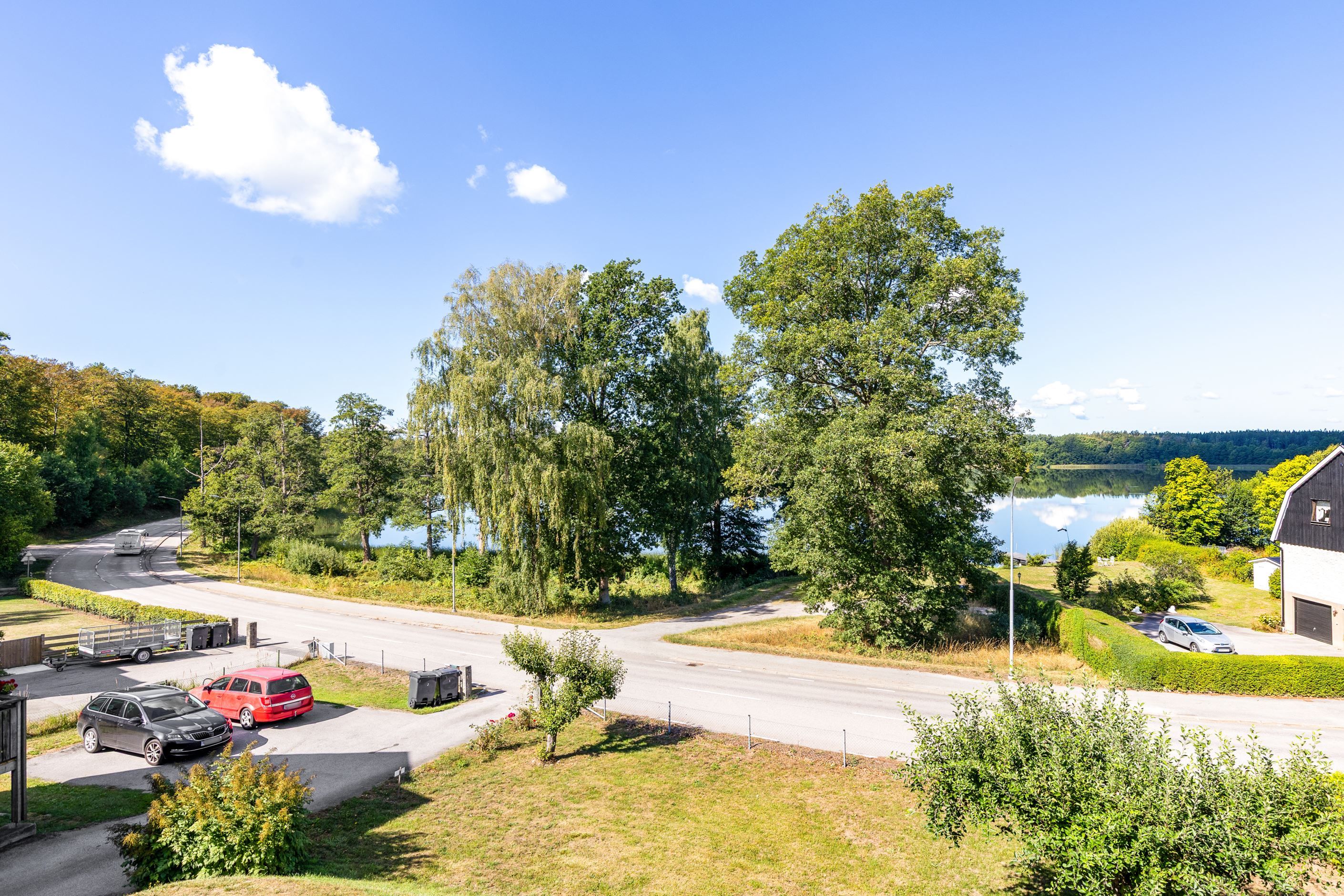 Utsikt från balkong