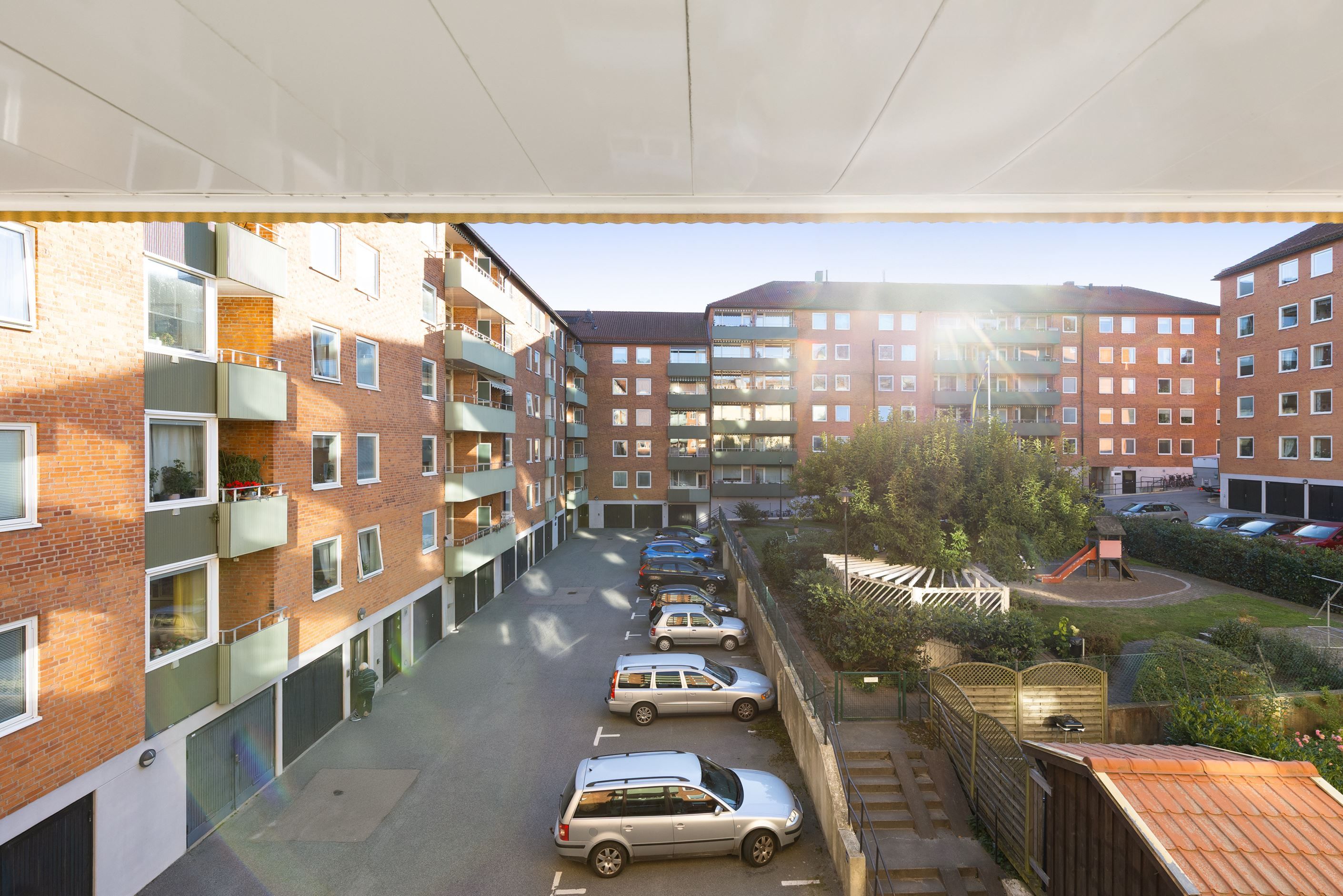 Utsikt från balkong