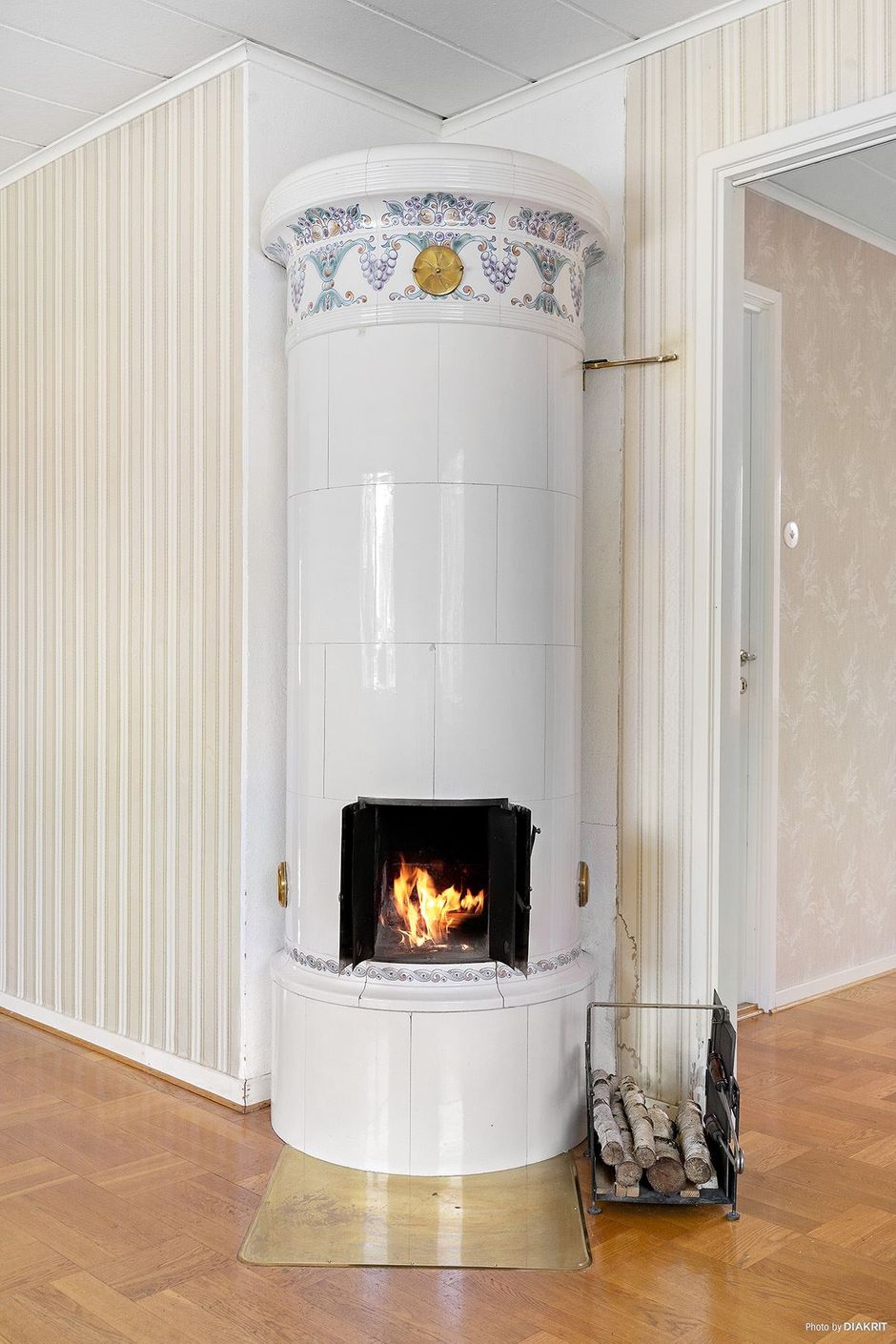 Detaljbild Kakelugn
