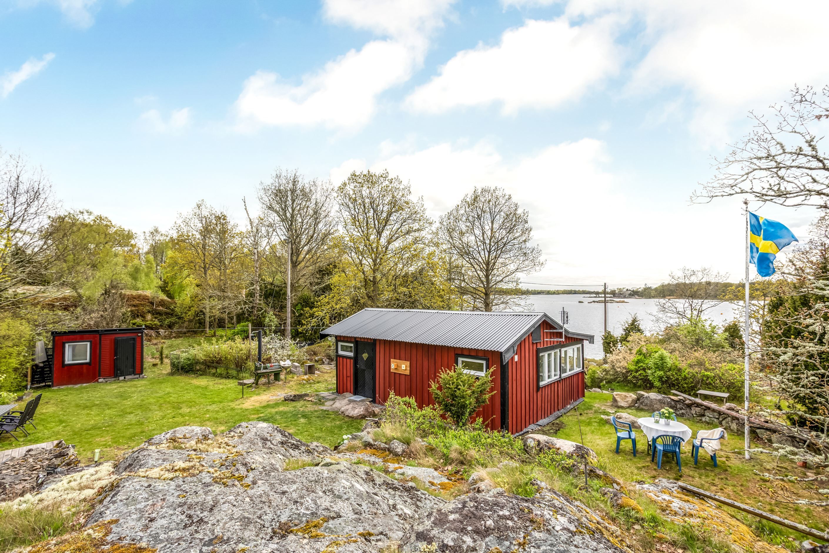 Utsiktsbild över fastigheten