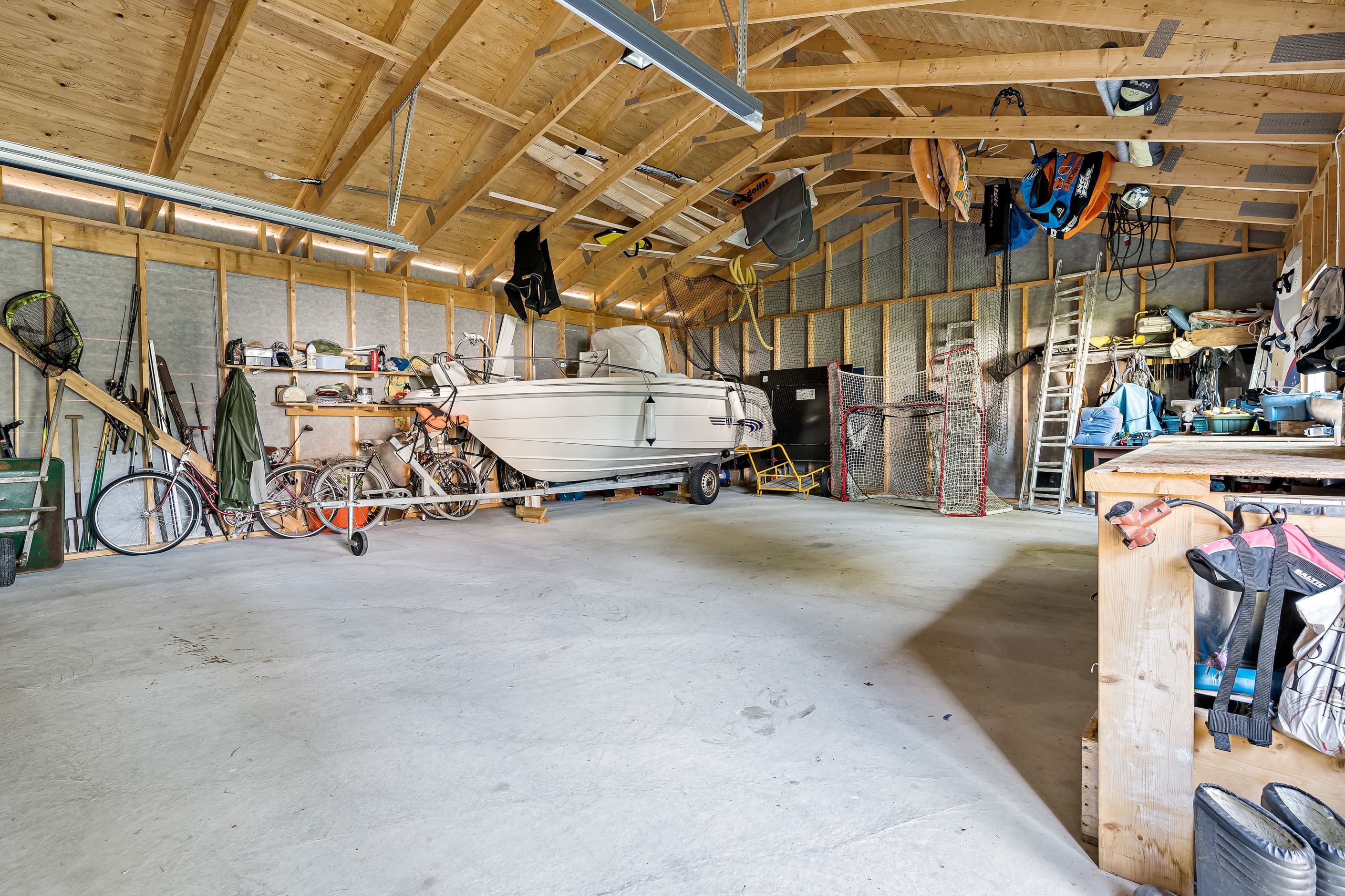 Garage invändigt