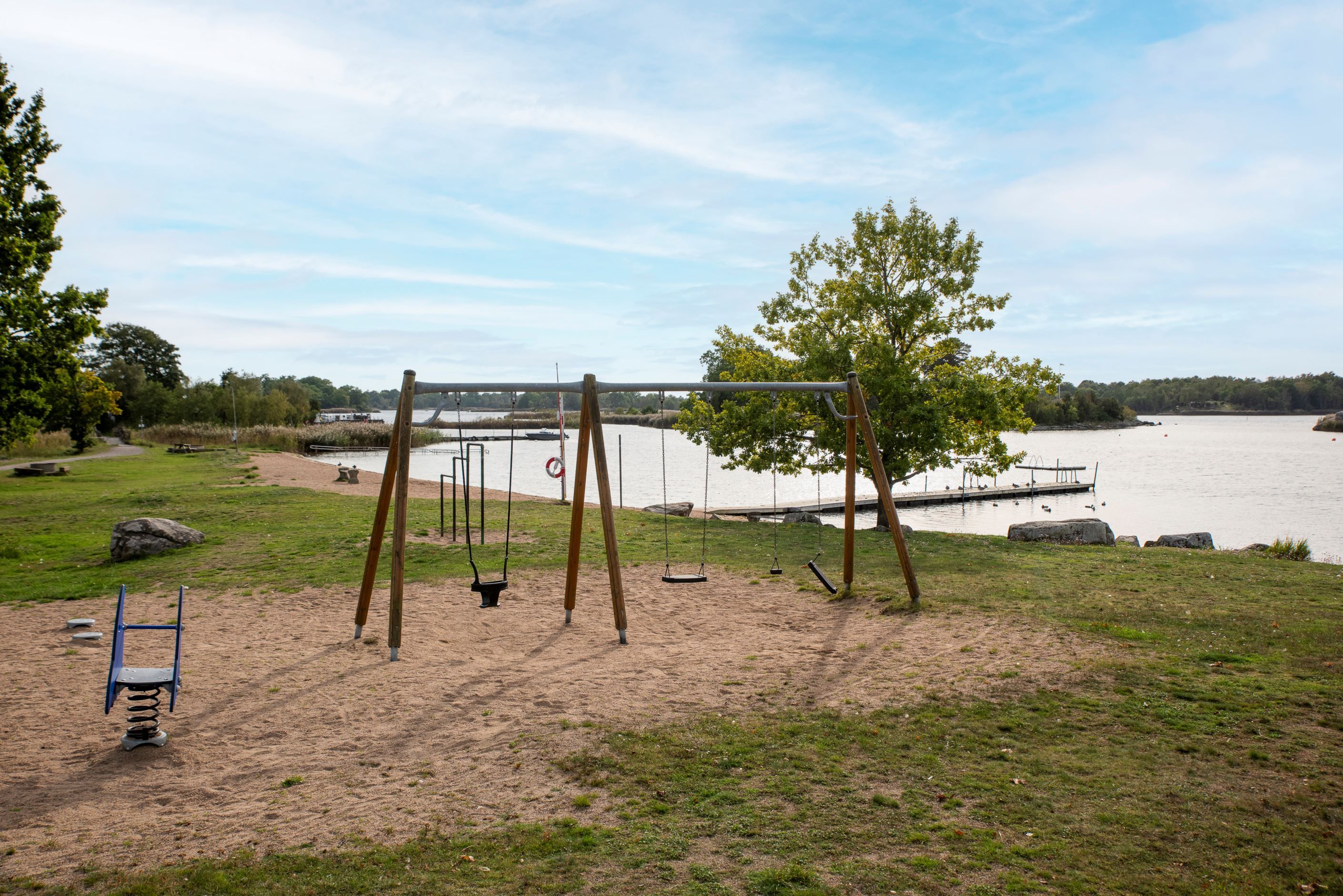 Lekplats i området