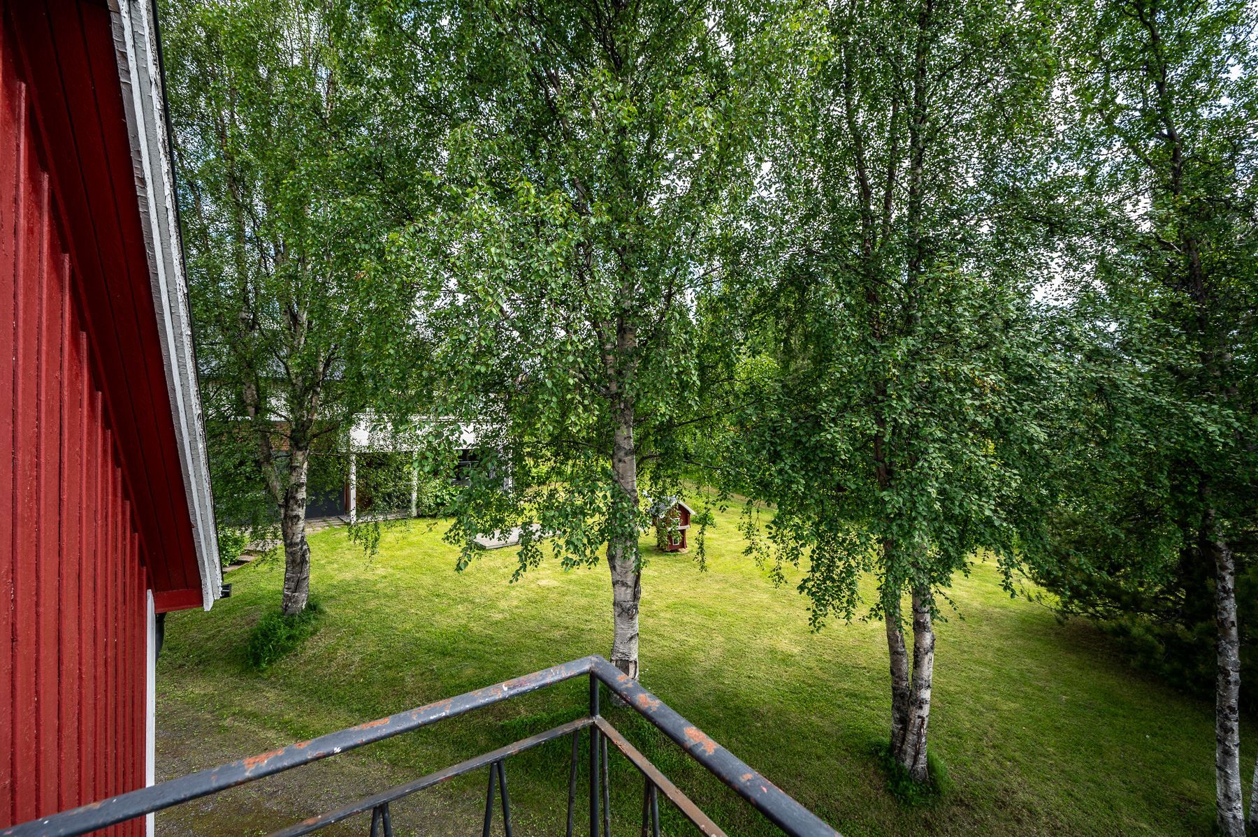 Balkong röda huset
