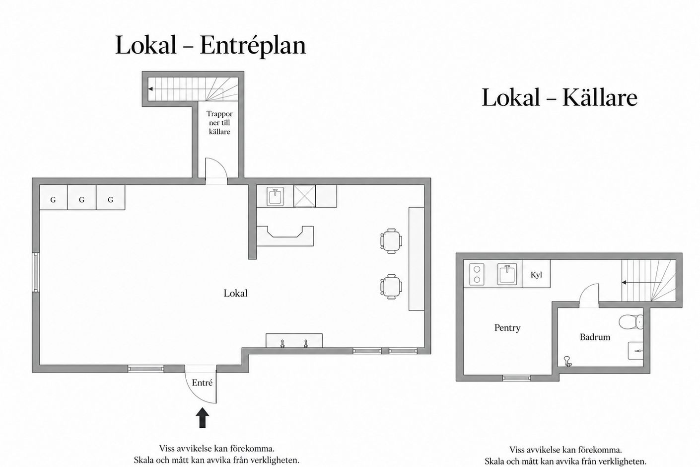 Lokal Entré - källare